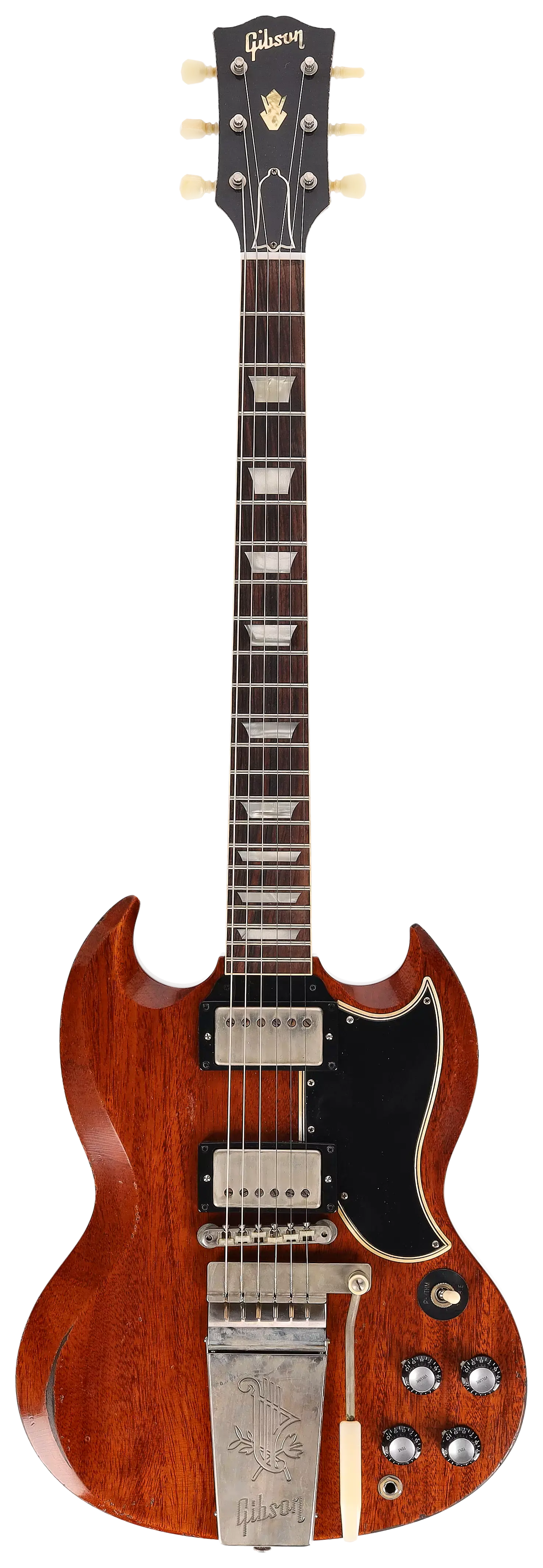 Gibson 1964 SG Standard Reissue Maestro Heavy Aged Faded Cherry Murphy Lab #2