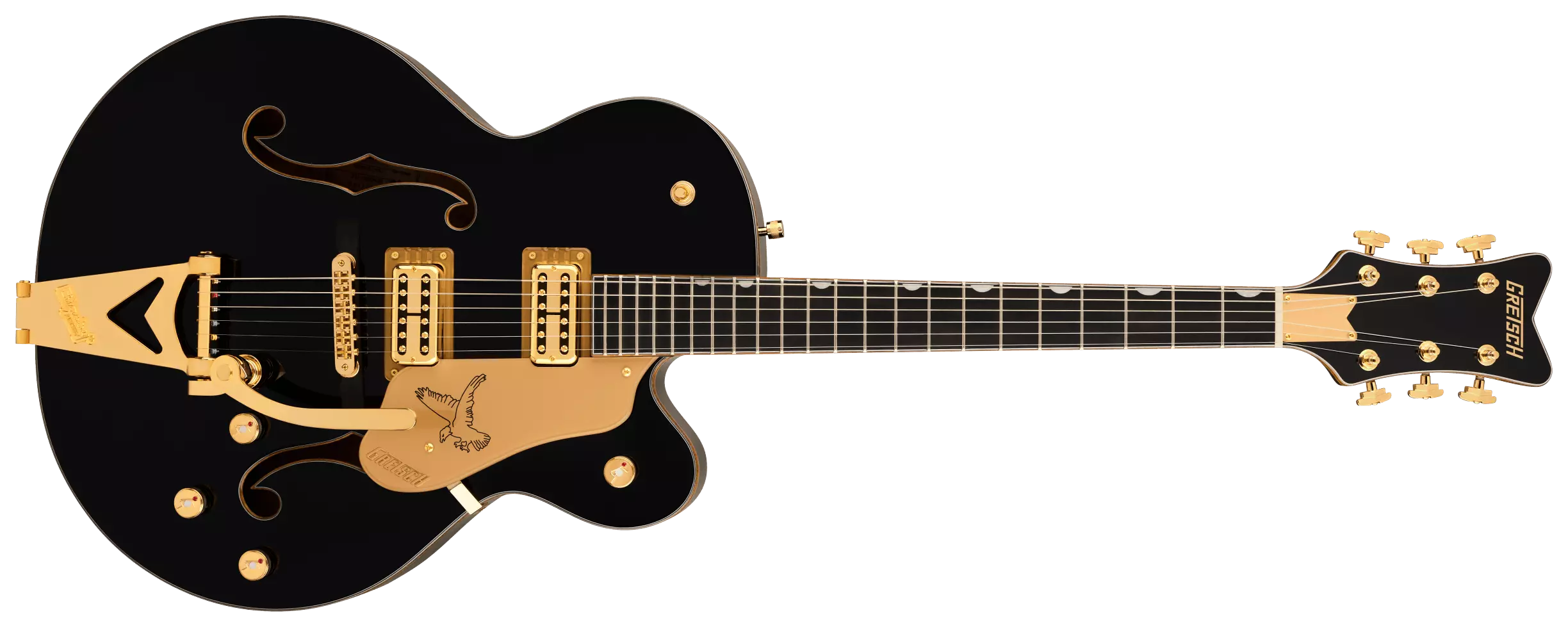 Gretsch Synchromatic Falcon Hollow Body SC Bigsby EB Black 5