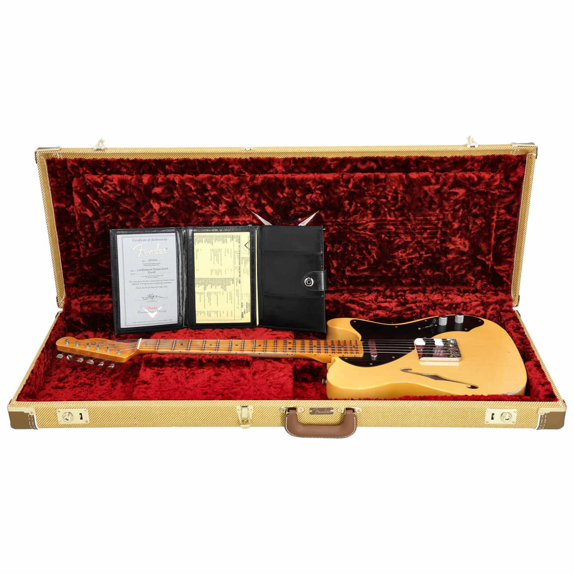 Fender Custom Shop Blackguard Telecaster Thinline Relic ANBL 10