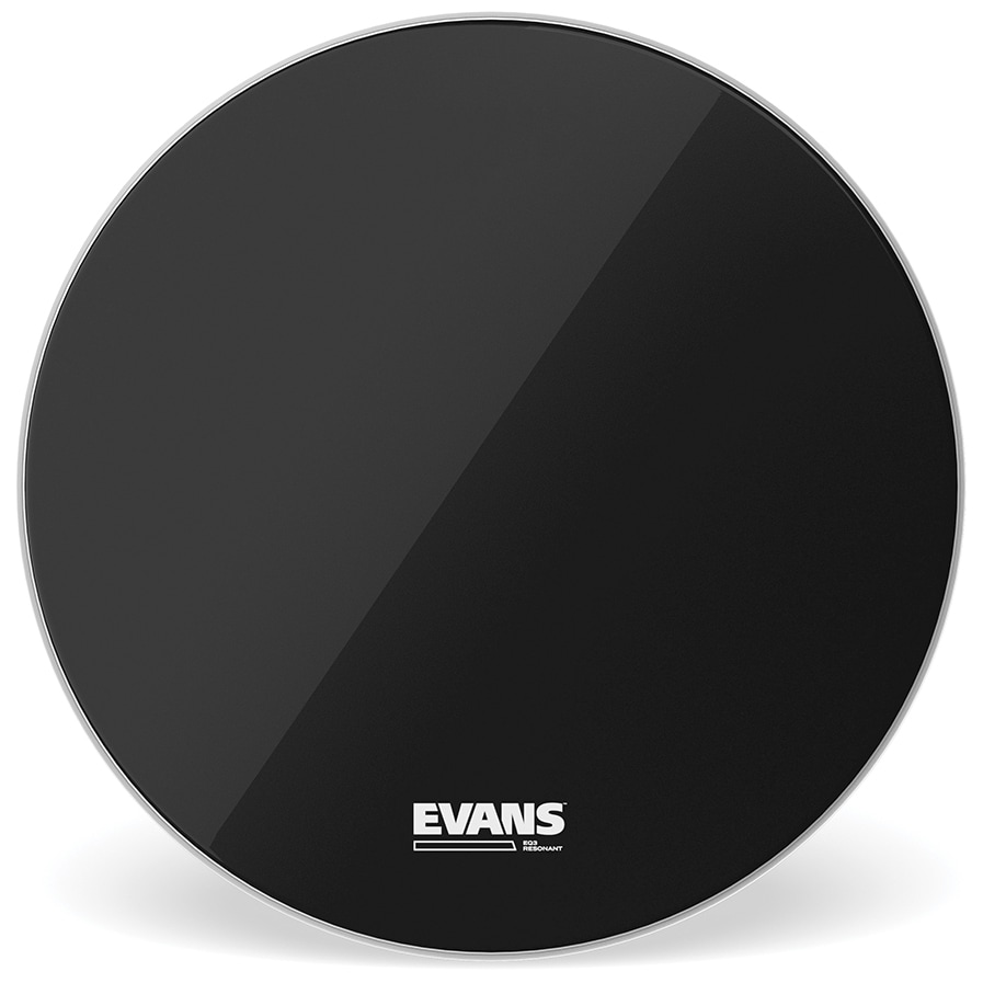 Evans BD18RB-NP - EQ3 Resonant Black Bass Drum Head, No  Port, 18 Zoll