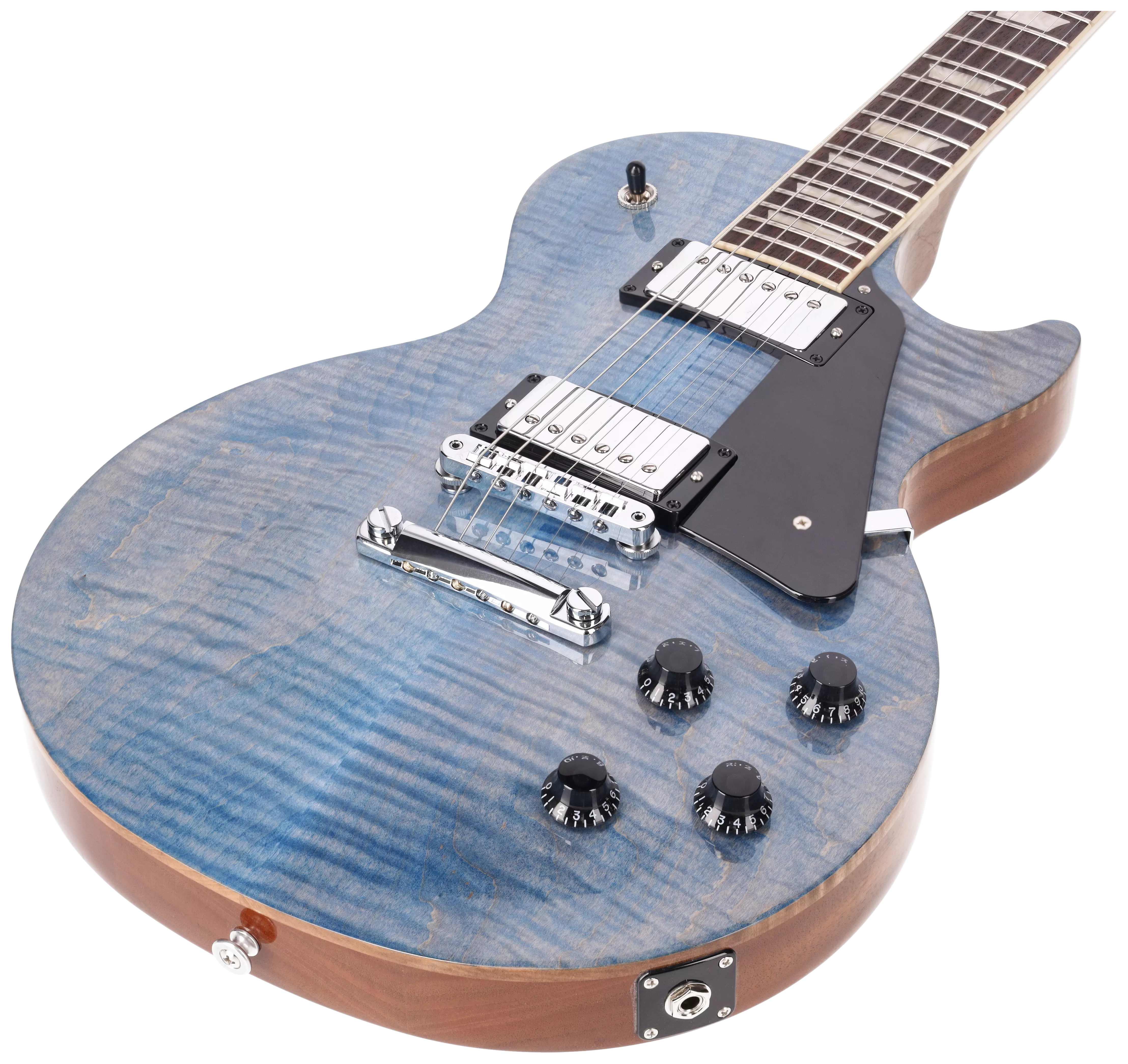Gibson Les Paul Studio Figured Ocean Blue 5