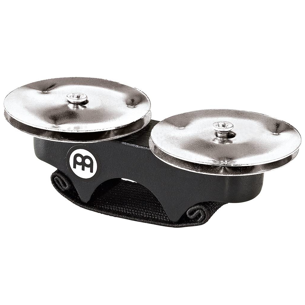 Meinl Percussion - Meinl Percussion FJS1S-BK - Finger Jingles, Stainless Steel