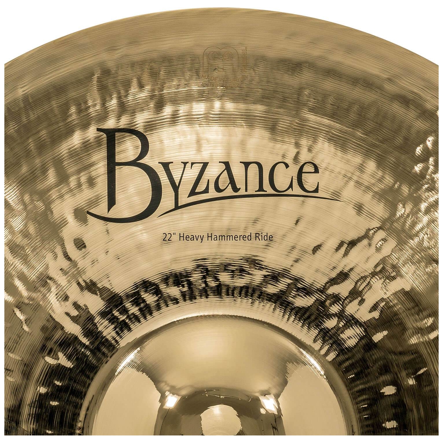 Meinl Cymbals - Meinl Cymbals B22HHR-B - 22 Byzance Brilliant Heavy Hammered Ride - 5