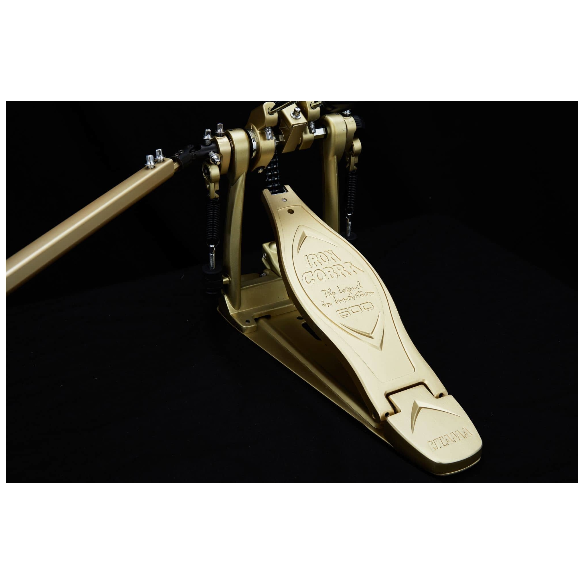 Tama HP600DTWG Iron Cobra 600 Duo Glide Bass Drum Twin Pedal - gold - Limited Edition