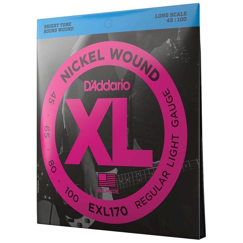 D’Addario - D’Addario EXL170 - XL Bass Nickel Wound, Long Scale 45-100 - 2