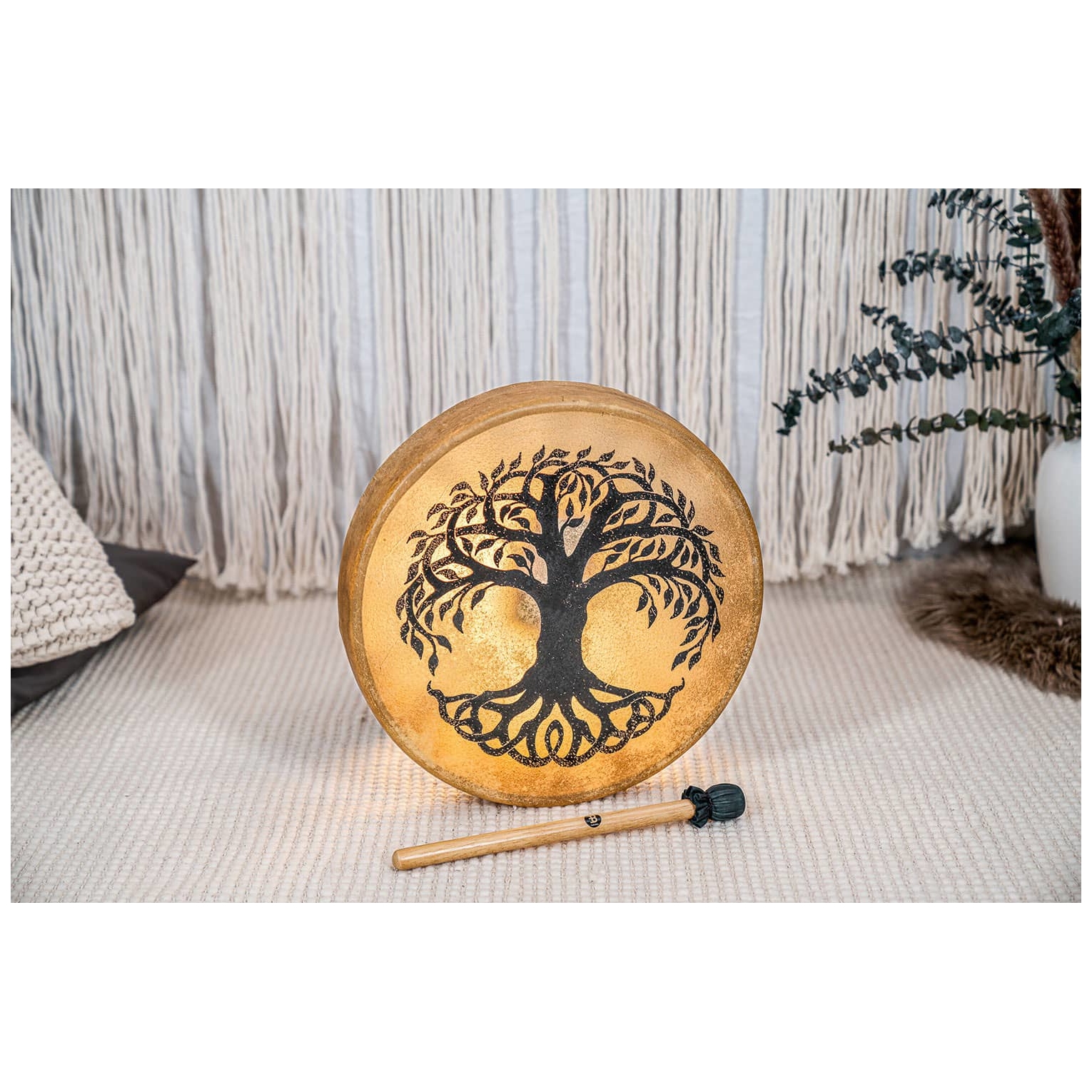 Meinl Sonic Energy - Meinl Sonic Energy HOD15-TOL Native American-Style Hoop Drum, 15 3 cm Durchmesser - Tree Of Live - 2