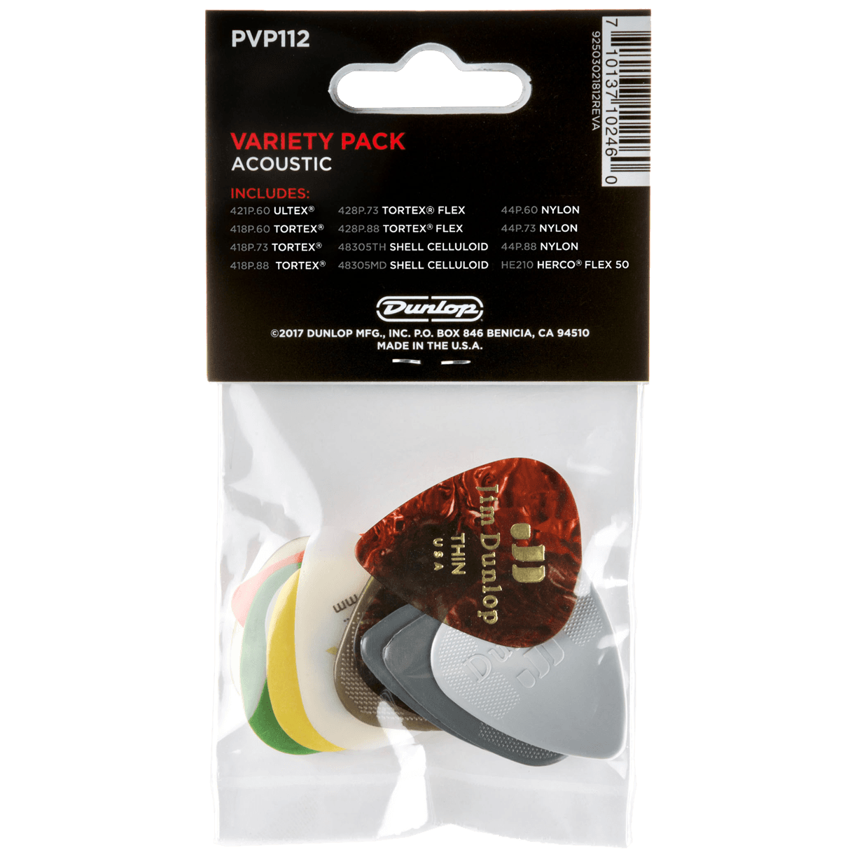 Dunlop Variety Pack Jazz Acoustic Player's Pack 12 Stück 1