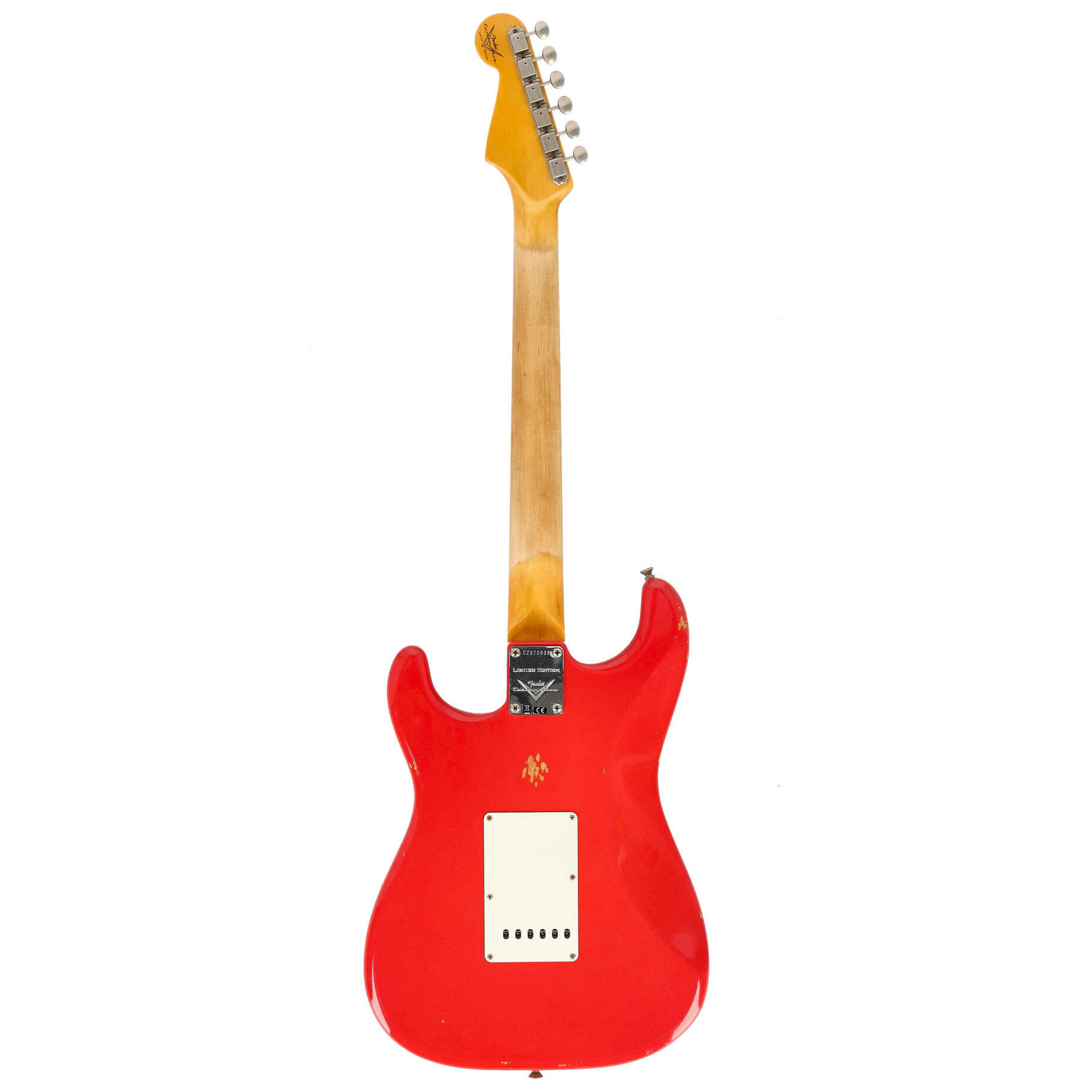 Fender LTD Custom Shop Late 64 Stratocaster Relic Aged Fiesta Red 2