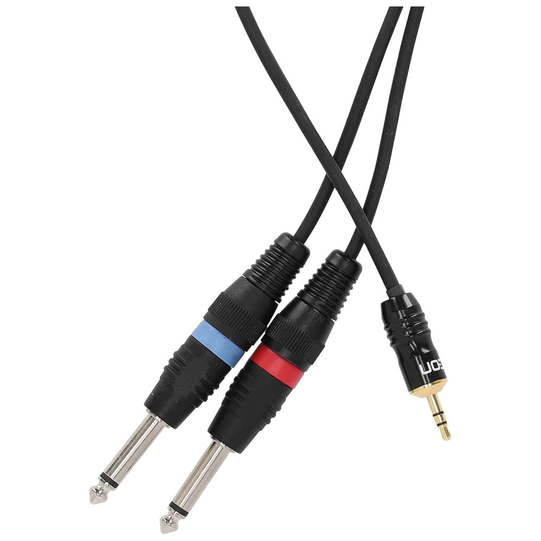Sommer Cable ON1W-0500-SW SC-Onyx Basic Miniklinke Stereo Male - 2 x Klinke Mono 5 Meter 2