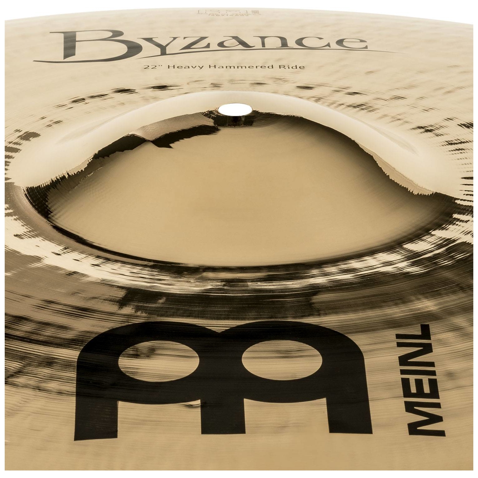 Meinl Cymbals - Meinl Cymbals B22HHR-B - 22 Byzance Brilliant Heavy Hammered Ride - 3