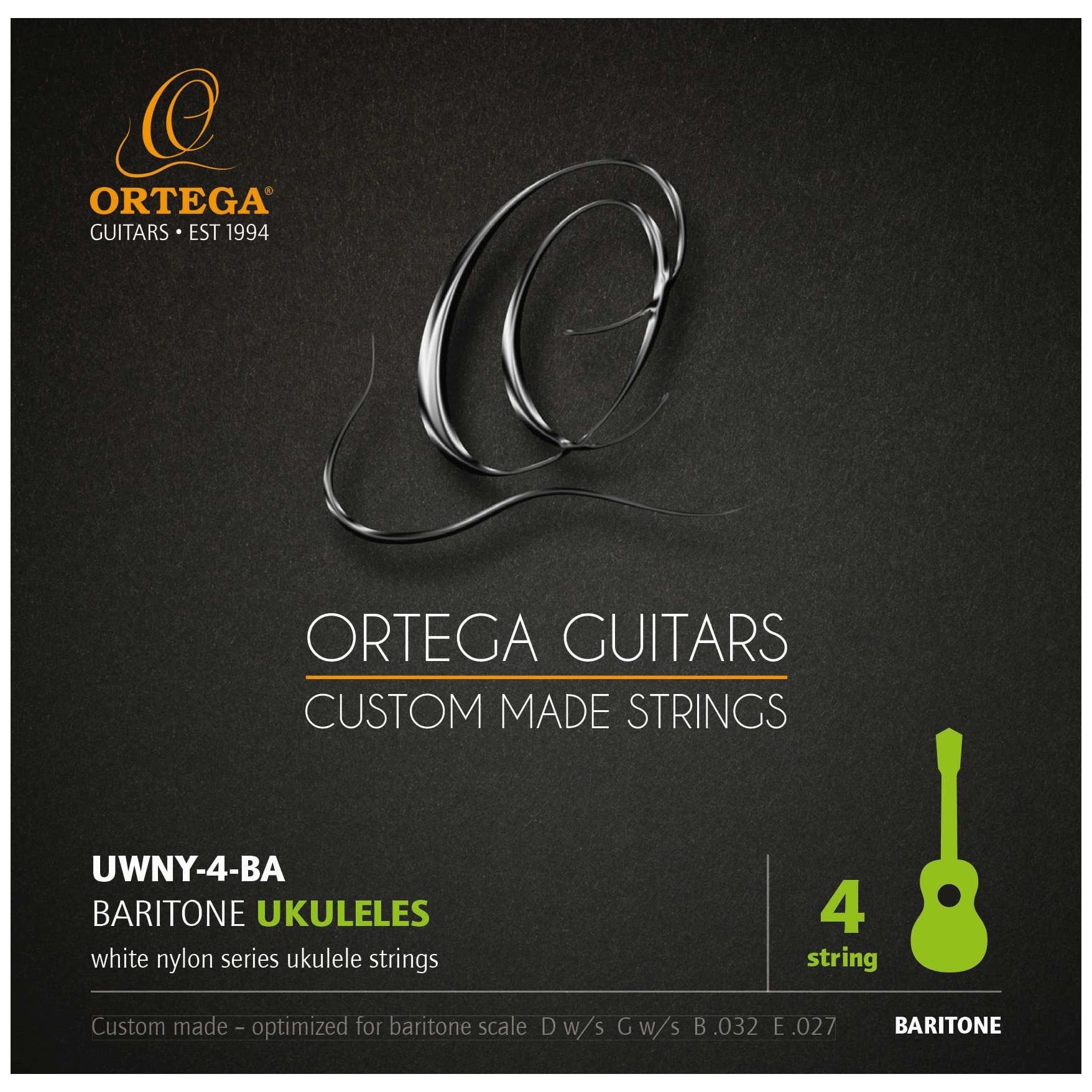 Ortega UWNY-4-BA Saiten für Bariton-Ukulelen | 032-027