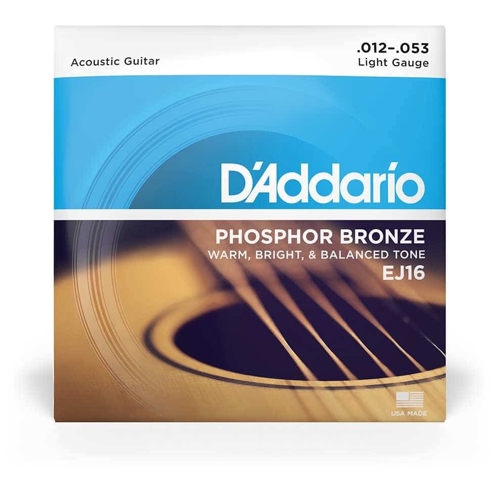 D’Addario EJ16 - Acoustic Phosphor Bronze | 012-053