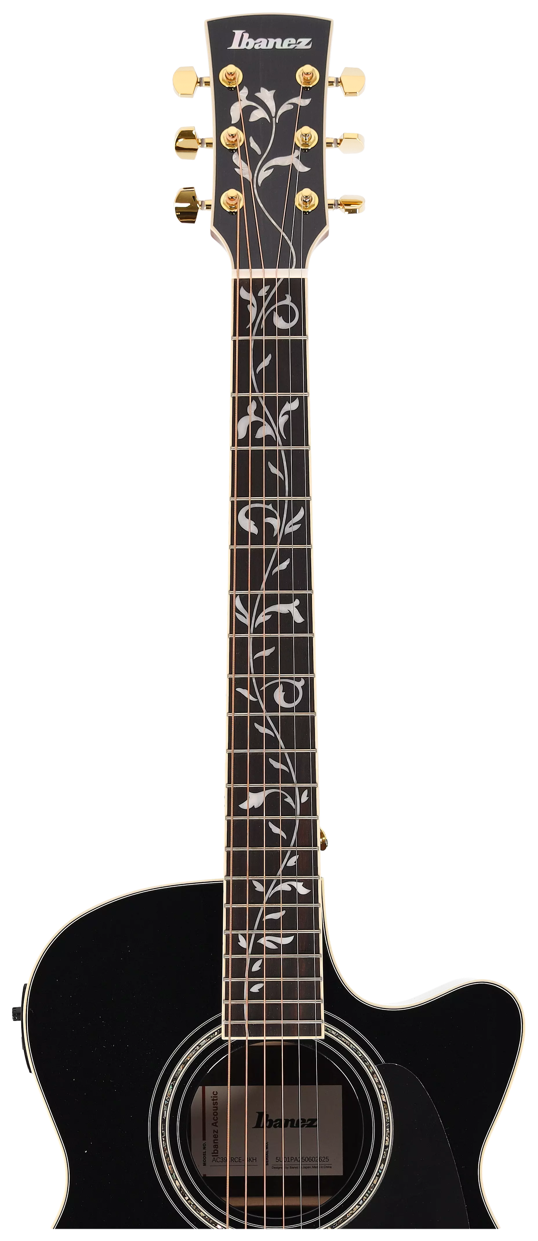 Ibanez AC391RCE-BKH Black High Gloss 9