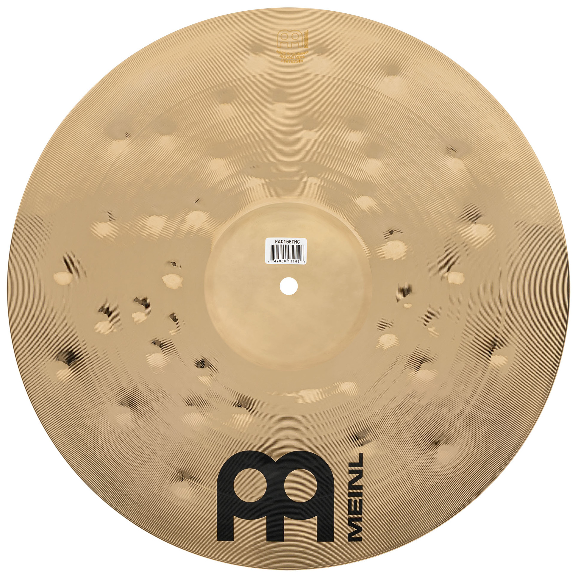 Meinl Cymbals PAC16ETH - 16" Pure Alloy Custom Extra Thin Hammered Crash 1