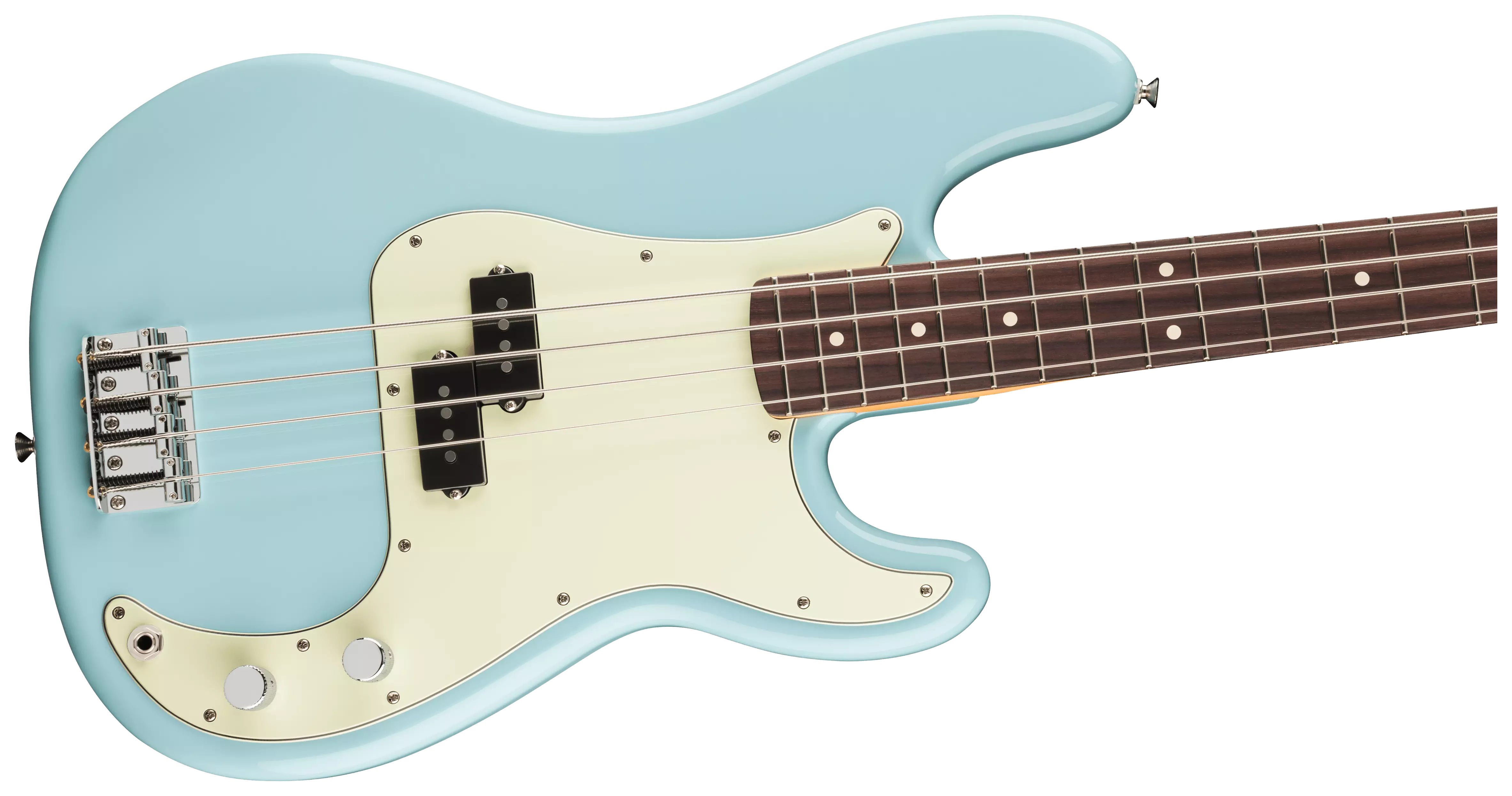 Fender 75th Anniversary Player II Precision Bass RW Daphne Blue 3