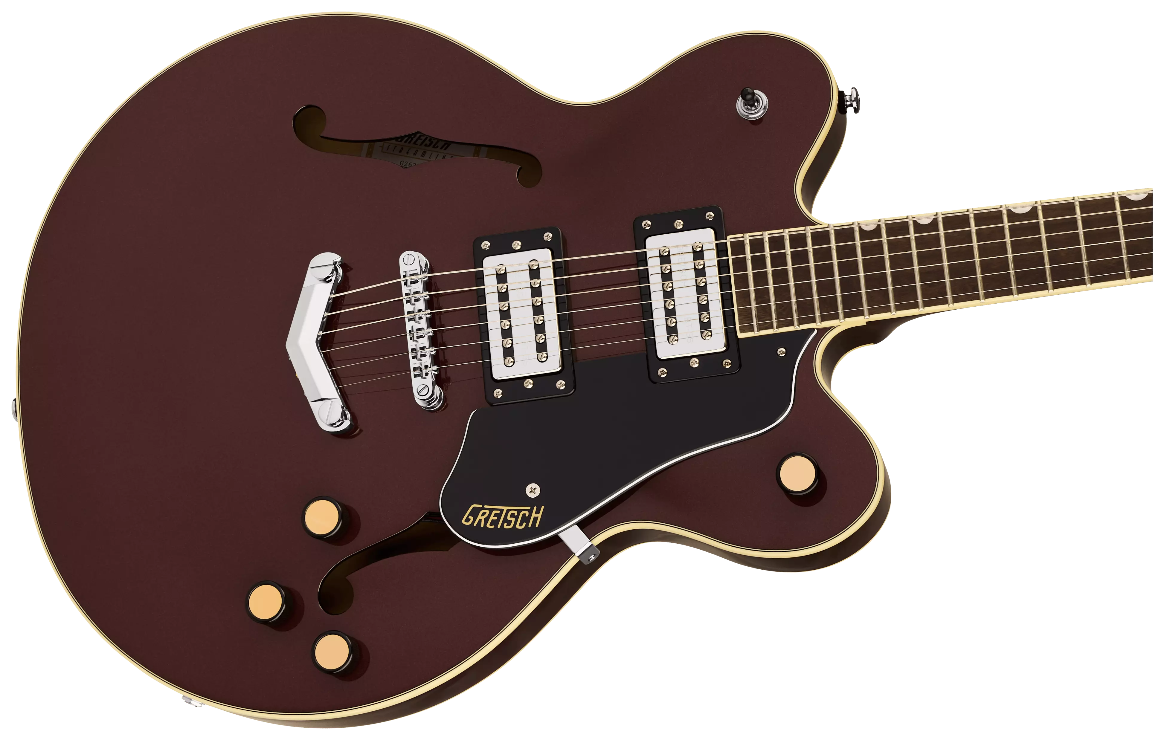 Gretsch G2622T Streamliner Center Block DC V-Stoptail LRL Copper Metallic 4