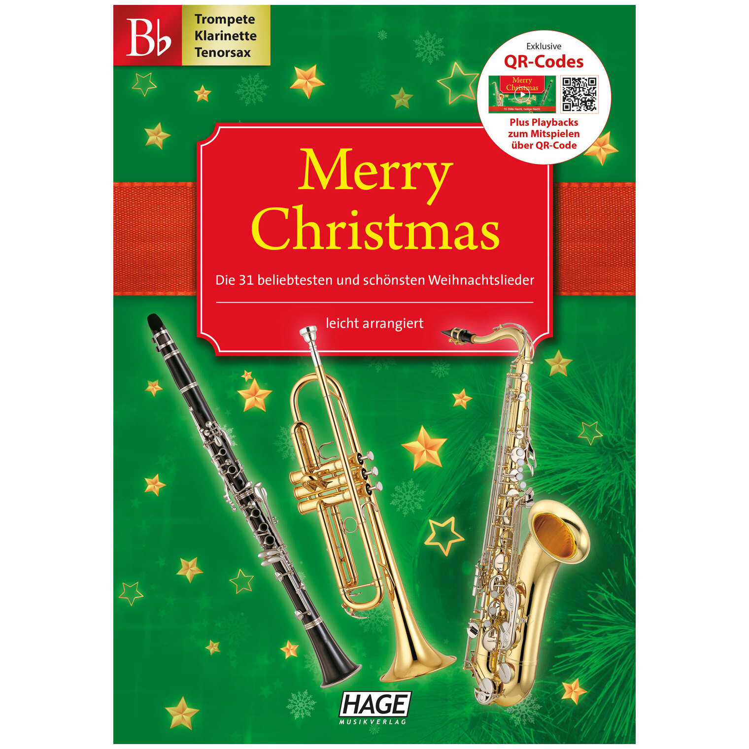  Merry Christmas for Bb-Instruments (OR-Codes)