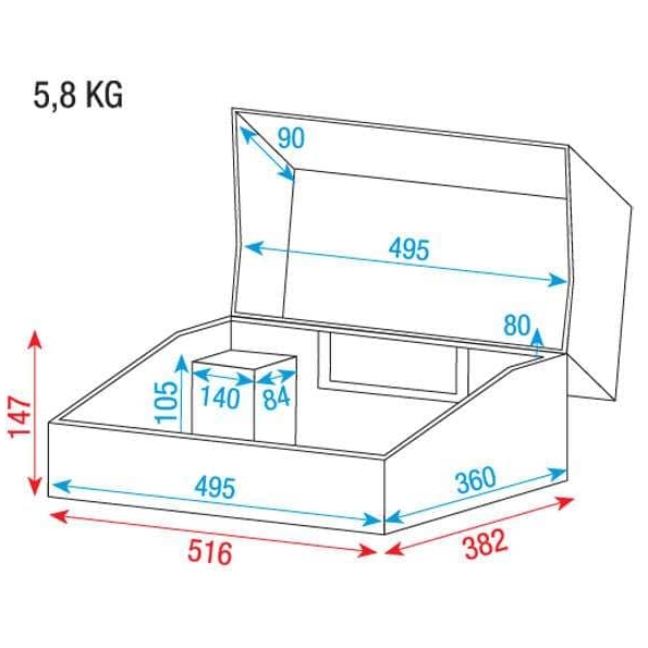 DAP - DAP Flightcase für Lichtmischer bis 6HE - 4