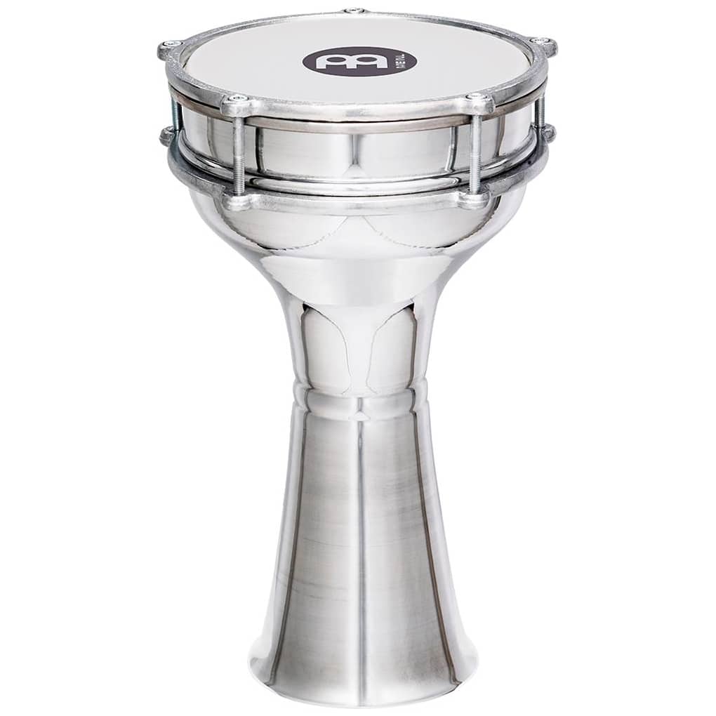 Meinl Percussion HE-103 - 7 1/4" Aluminum Darbuka, Plain