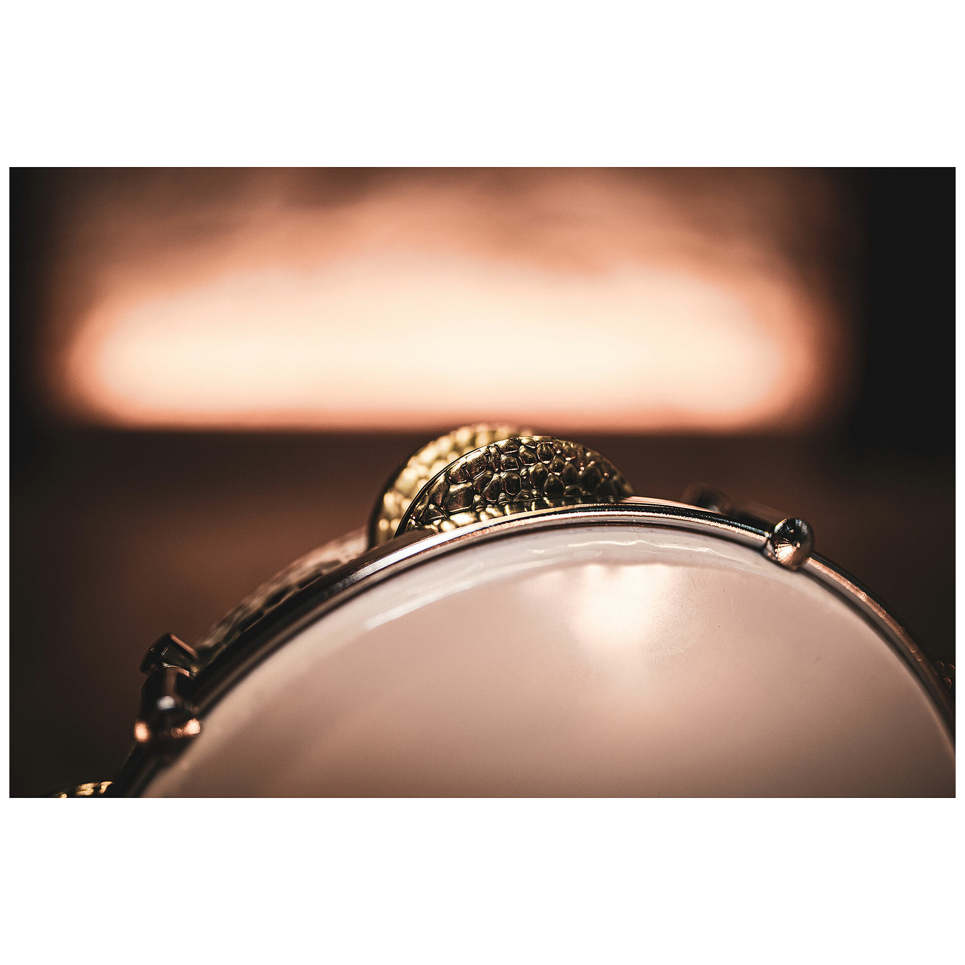 Meinl Percussion AERIQ1 - Artisan Edition Riq Drum - 8 3/4" White Pearl, Mosaic Royale 3