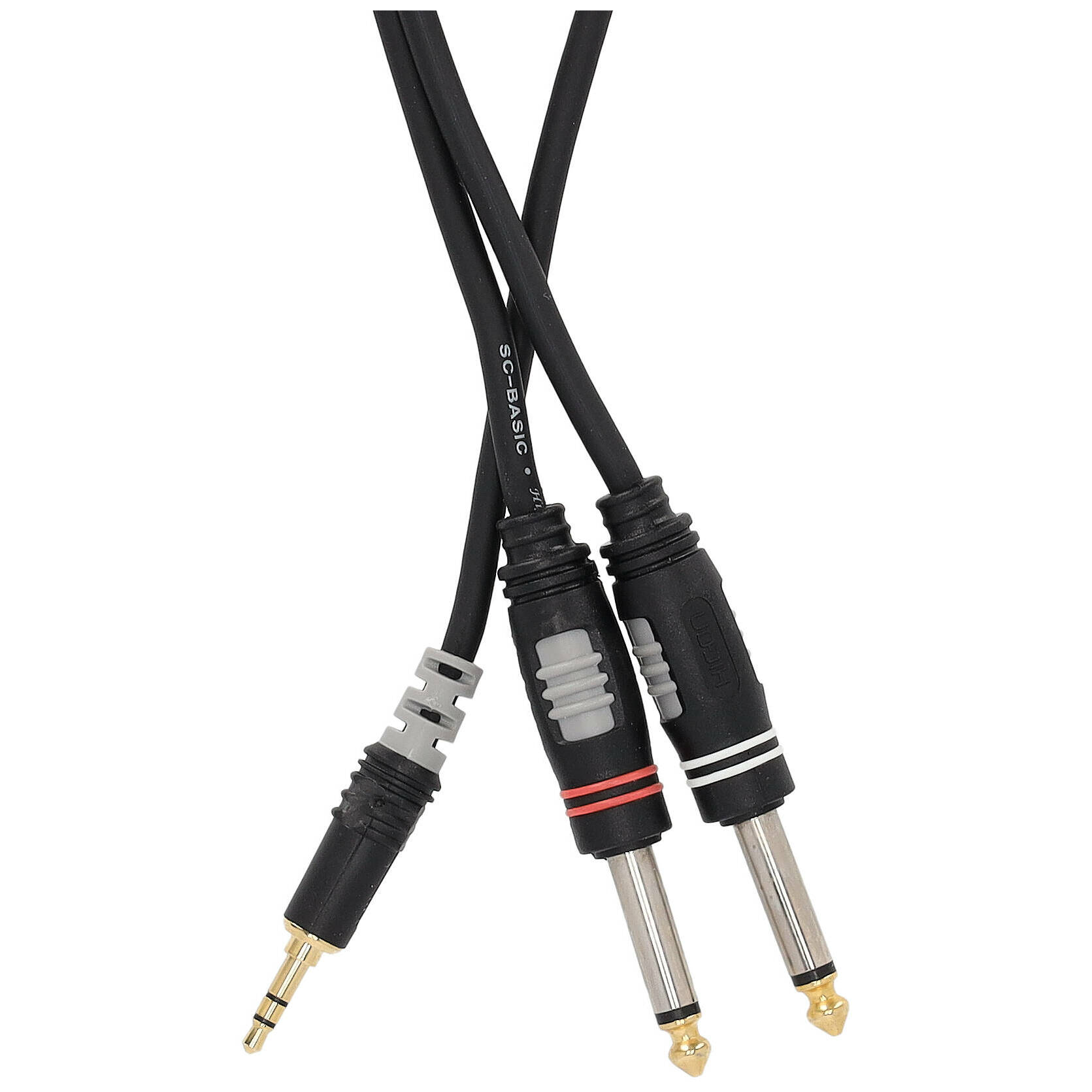 Sommer Cable HBA-3S62-0150 Stereo Mini-Klinke auf 2 x 6,3 mm Klinke mono, 1,5 Meter 2