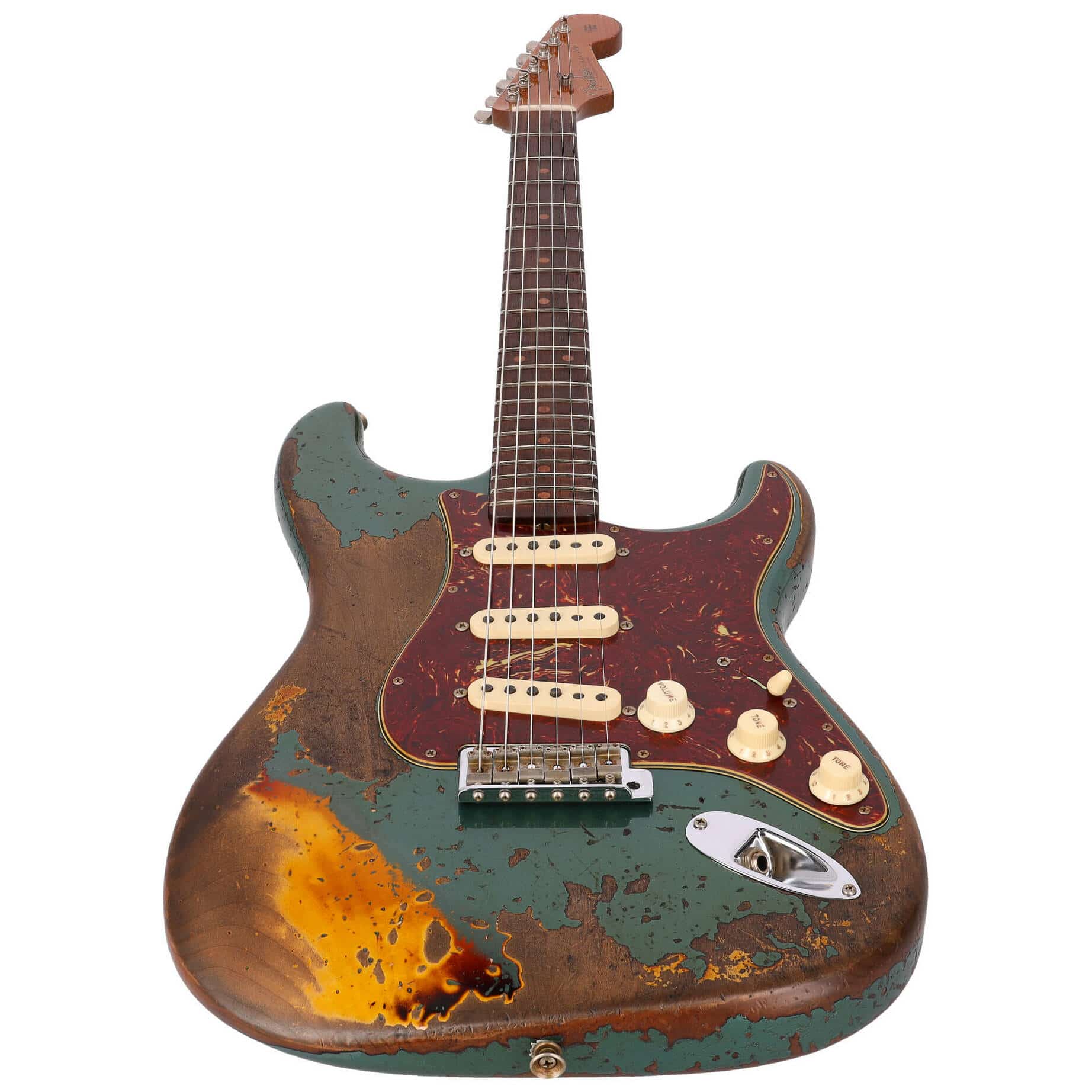 Fender LTD Custom Shop 1961 Stratocaster Roasted Super Heavy Relic Aged Sherwood Metallic over 3TS 3