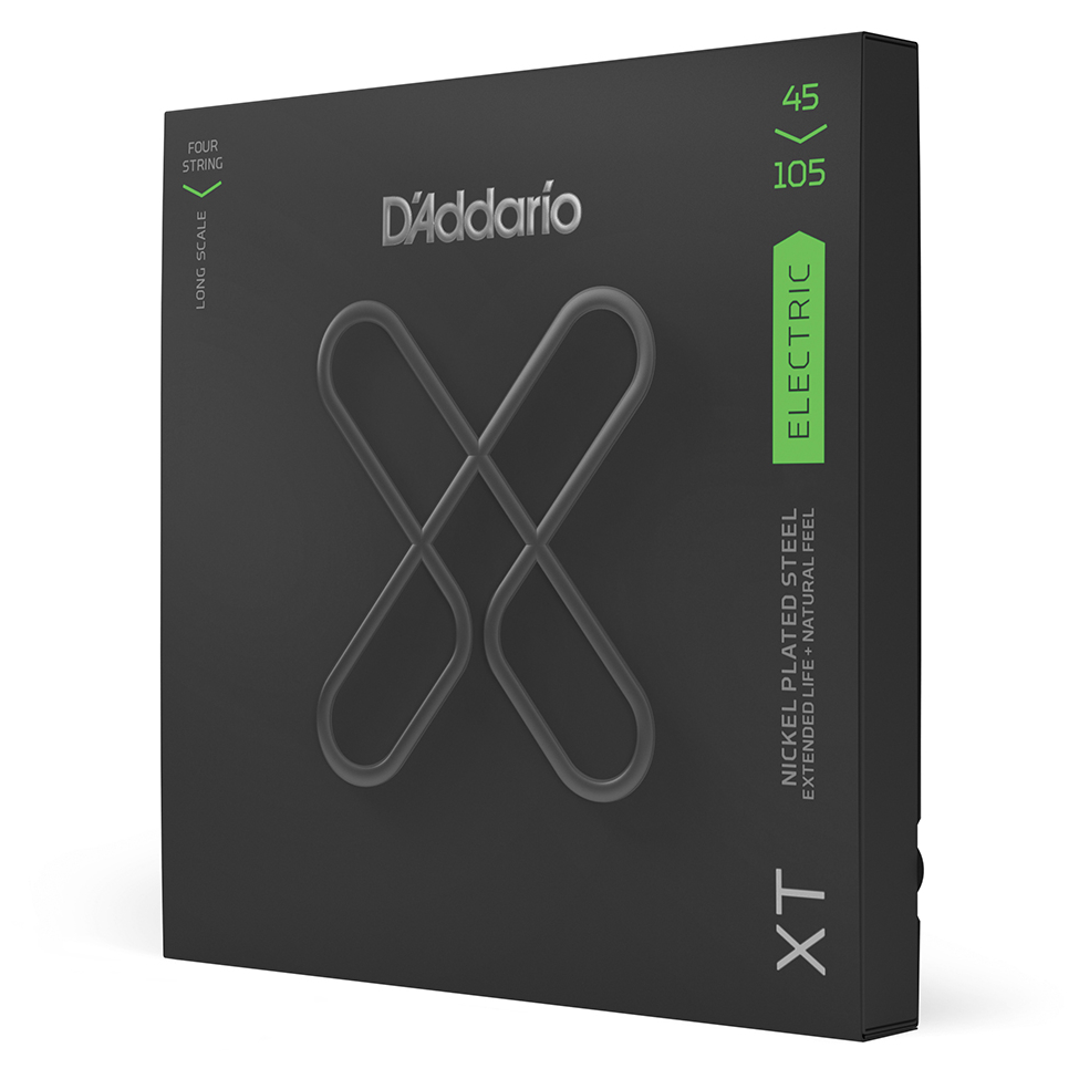 Image of D’addario xtb45105  xt bass nickel plated steel, long scale 45 105 10002837 3