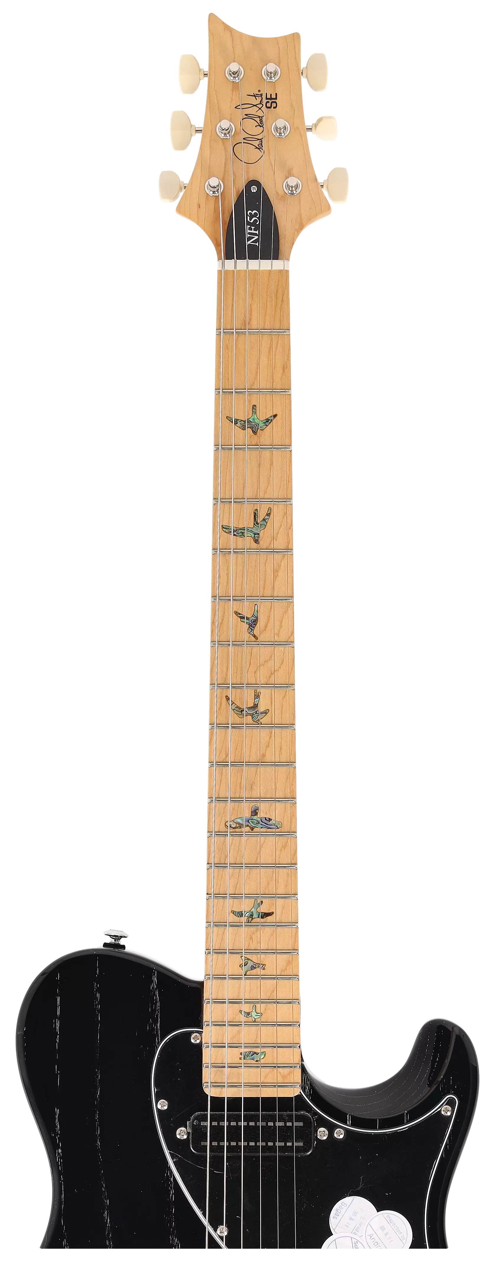 PRS SE NF 53 Black Doghair 9