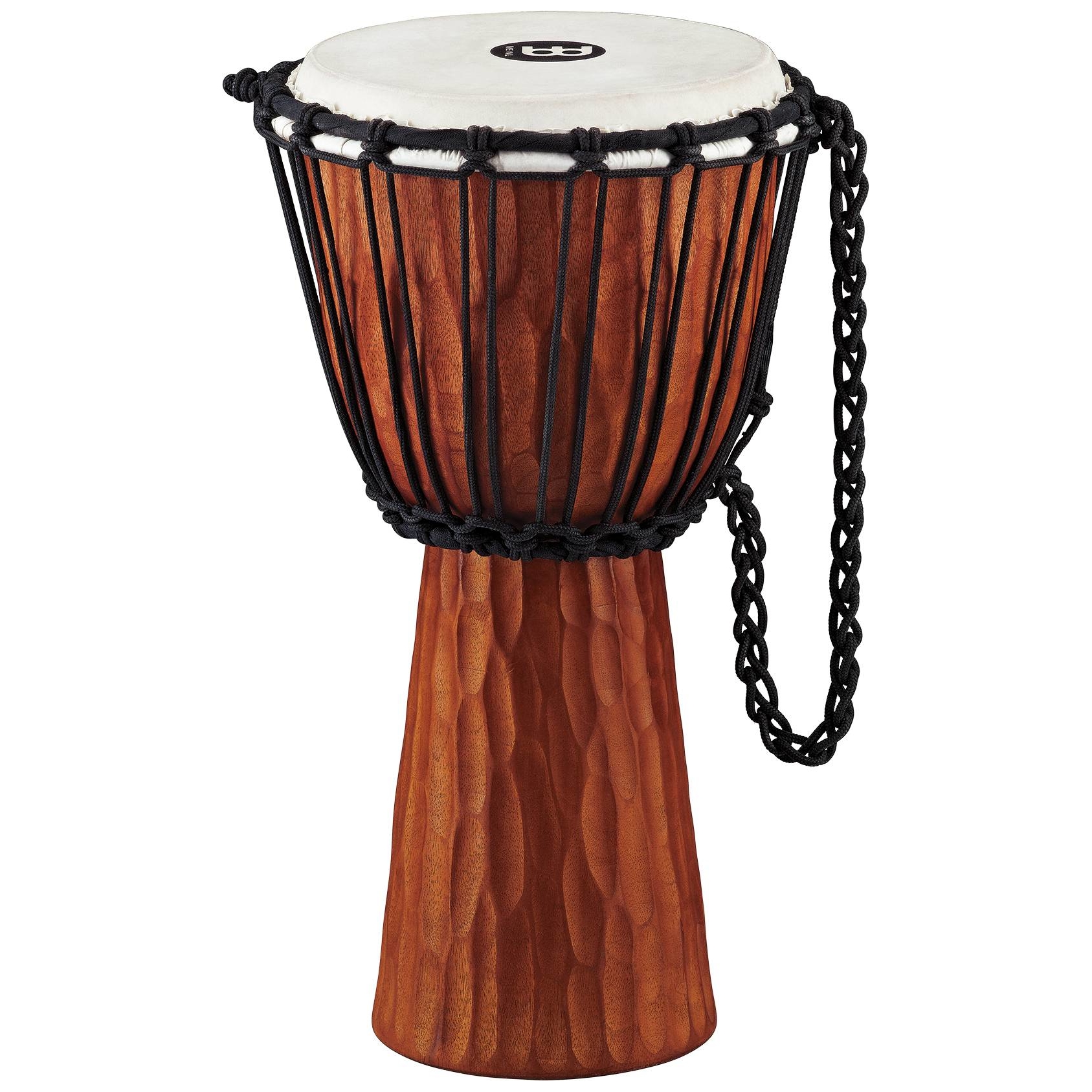 Meinl Percussion HDJ4-S - 8" Rope Tuned Headliner® Series Wood Djembe, Nile Series