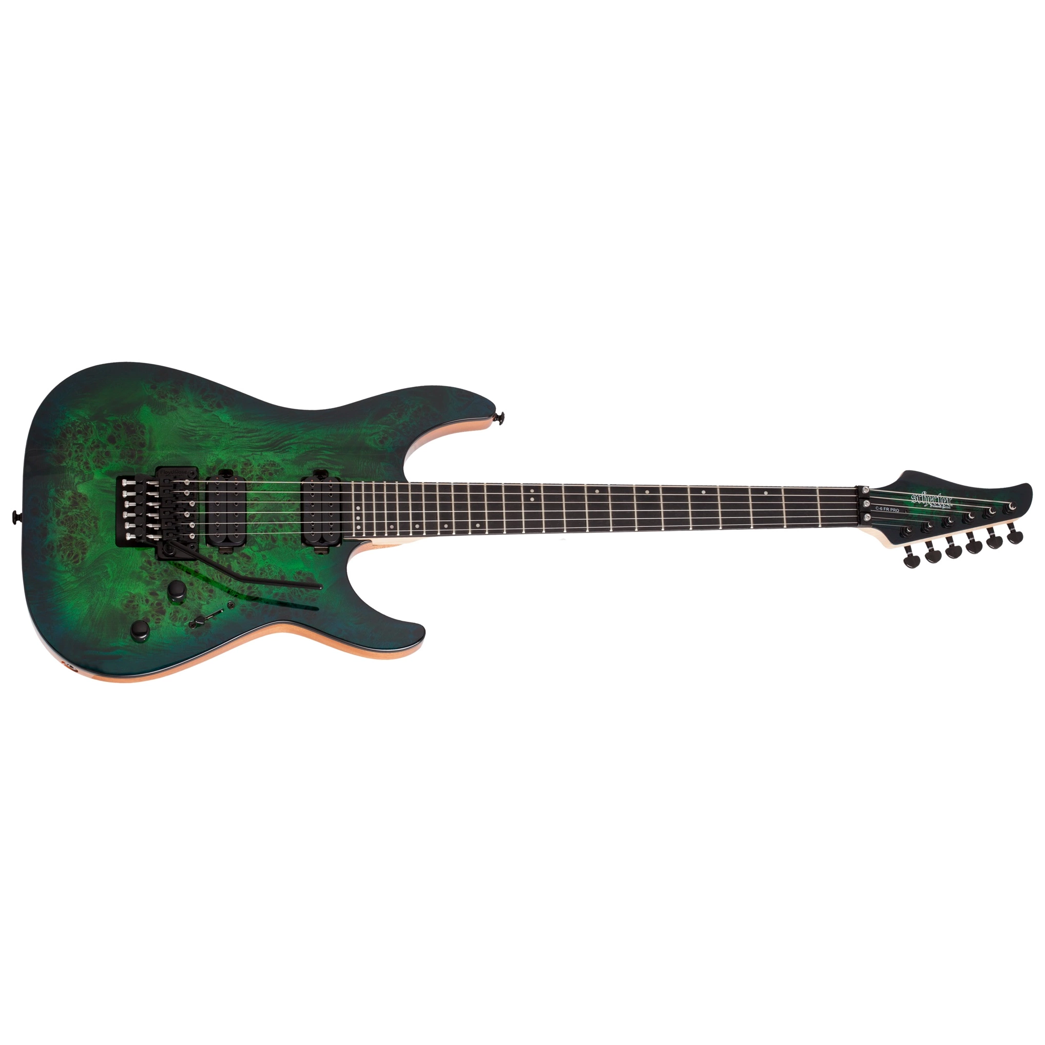 Schecter C-6 FR Pro Aqua Burst 4
