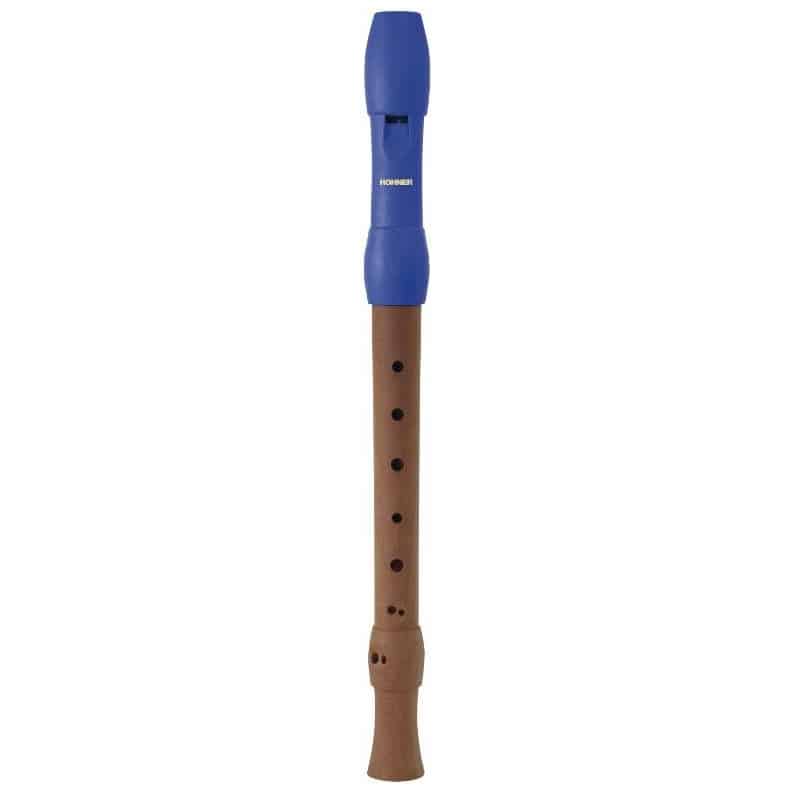 Hohner - Hohner Alegra Line Sopranblockflöte Barock dreiteilig Blau