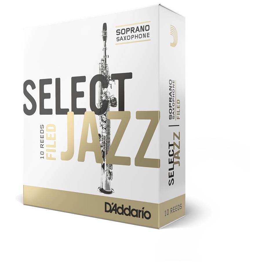 D’Addario Woodwinds Select Jazz Filed - Sopran Saxophone 2H - 10er Pack