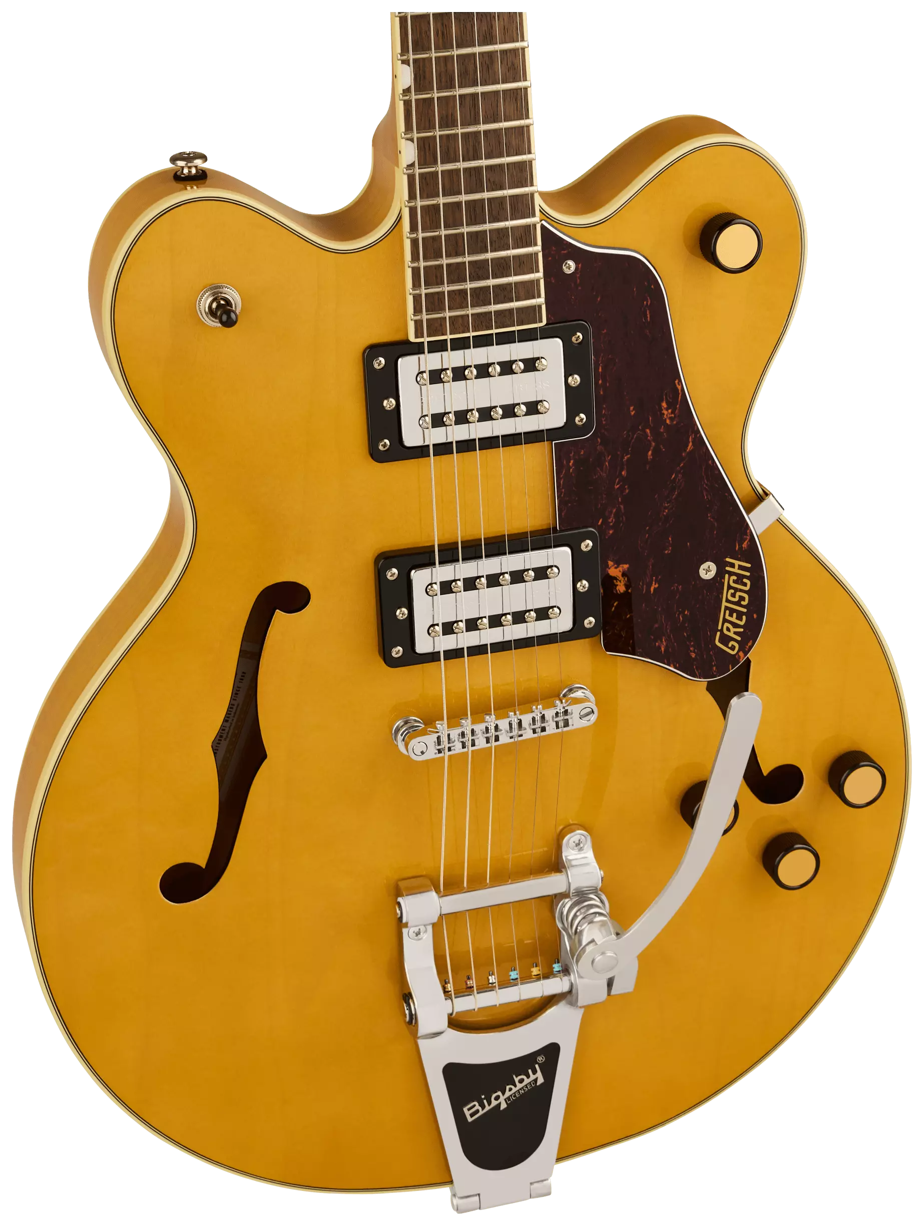 Gretsch G2622T Streamliner Center Block DC Bigsby LRL Village Amber 1