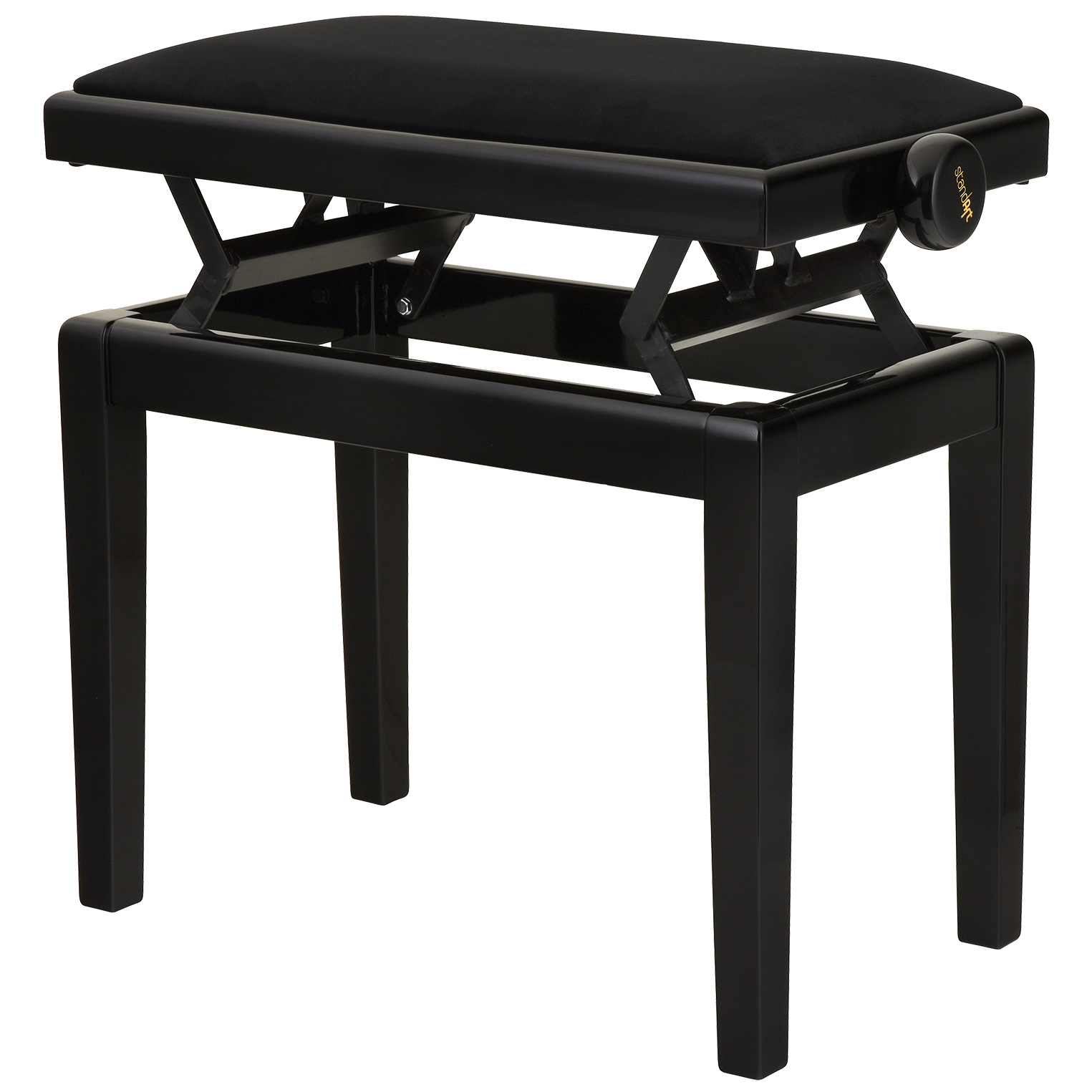 Stand Art - Stand Art Pianobank Deluxe BG-1M PB - Schwarz hochglanz - - 1