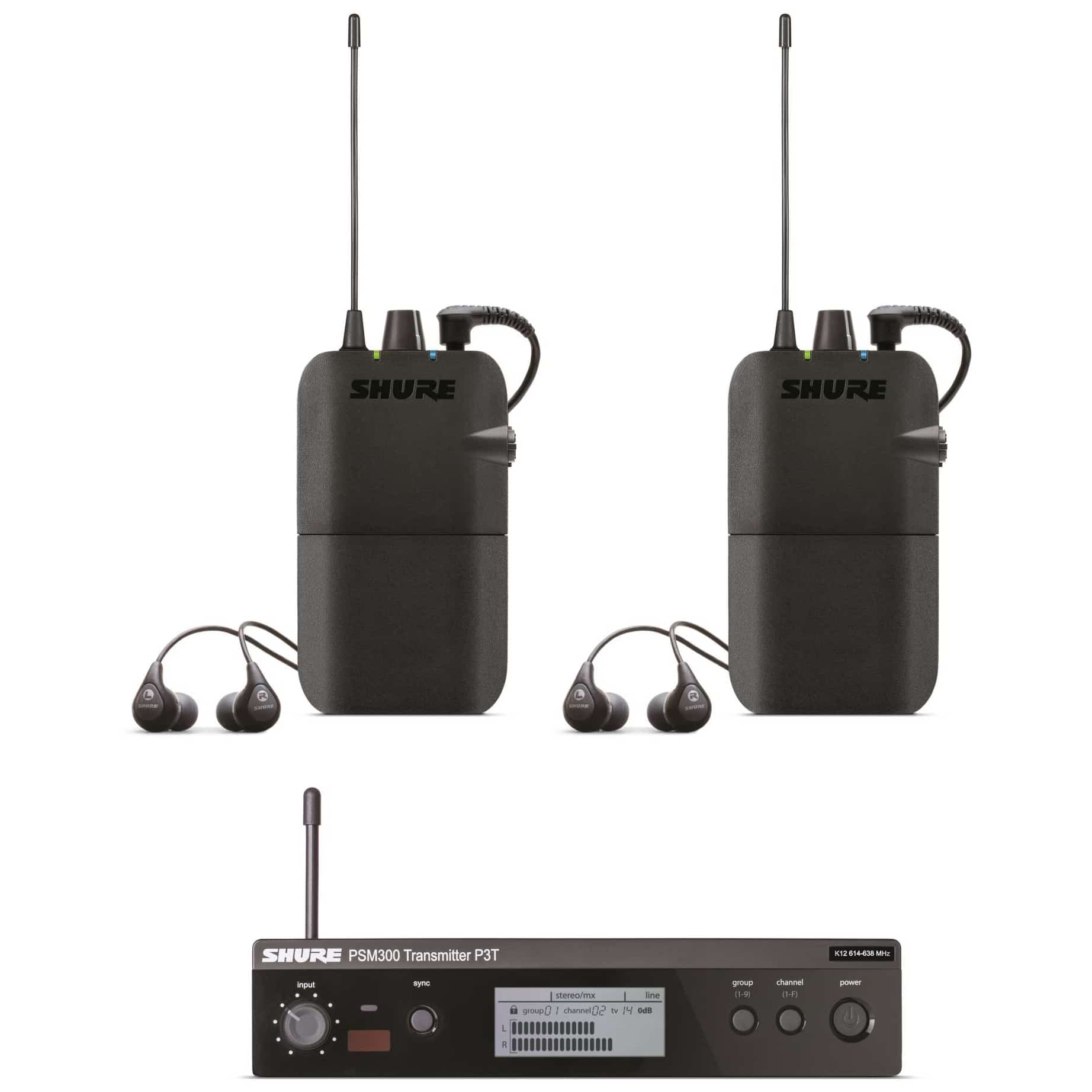 Shure PSM 300 TwinPack P3TER112TW-S8