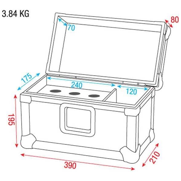DAP - DAP Flightcase für 6 Mikrofone - 2