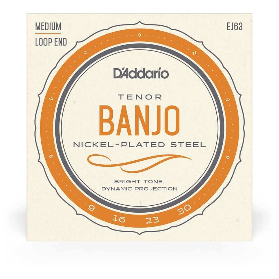 D’Addario EJ63 - Tenor Banjo Nickel Plated Steel | 009-030