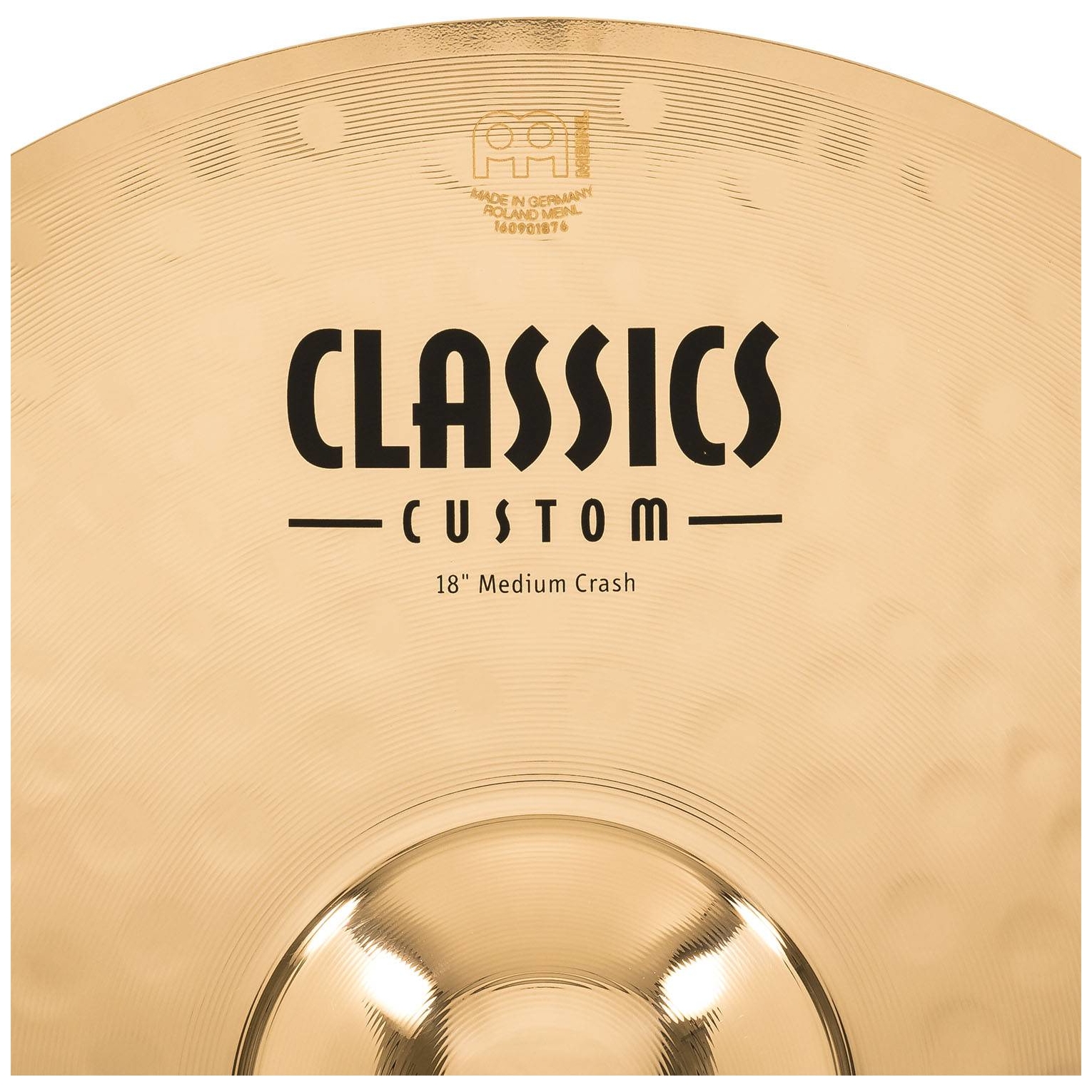 Meinl Cymbals - Meinl Cymbals CC18MC-B - 18 Classics Custom Brilliant Medium Crash - 5
