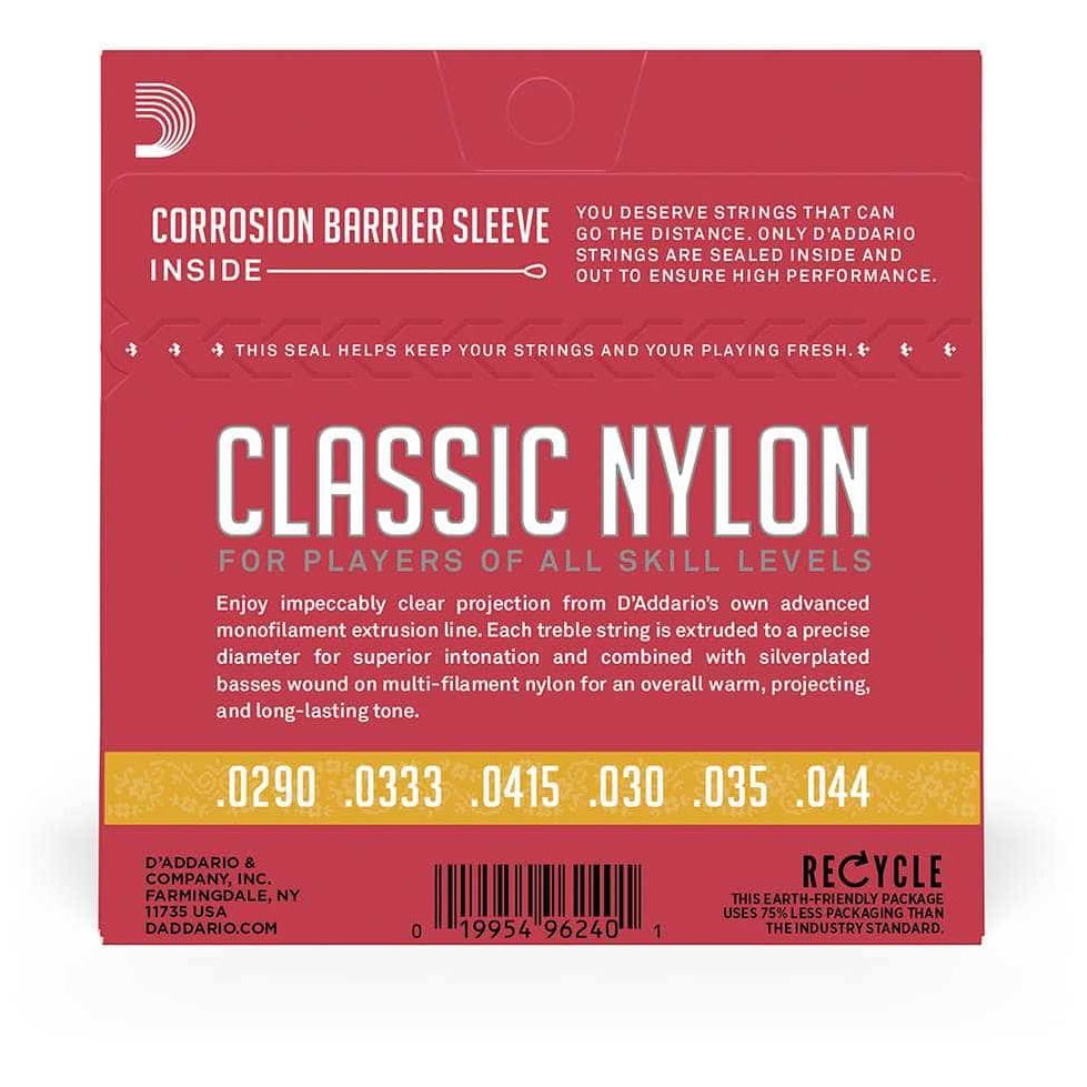 D’Addario - D’Addario EJ27N 3 4 - Student Classical Nylon - Normal Tension 029-044 - 2