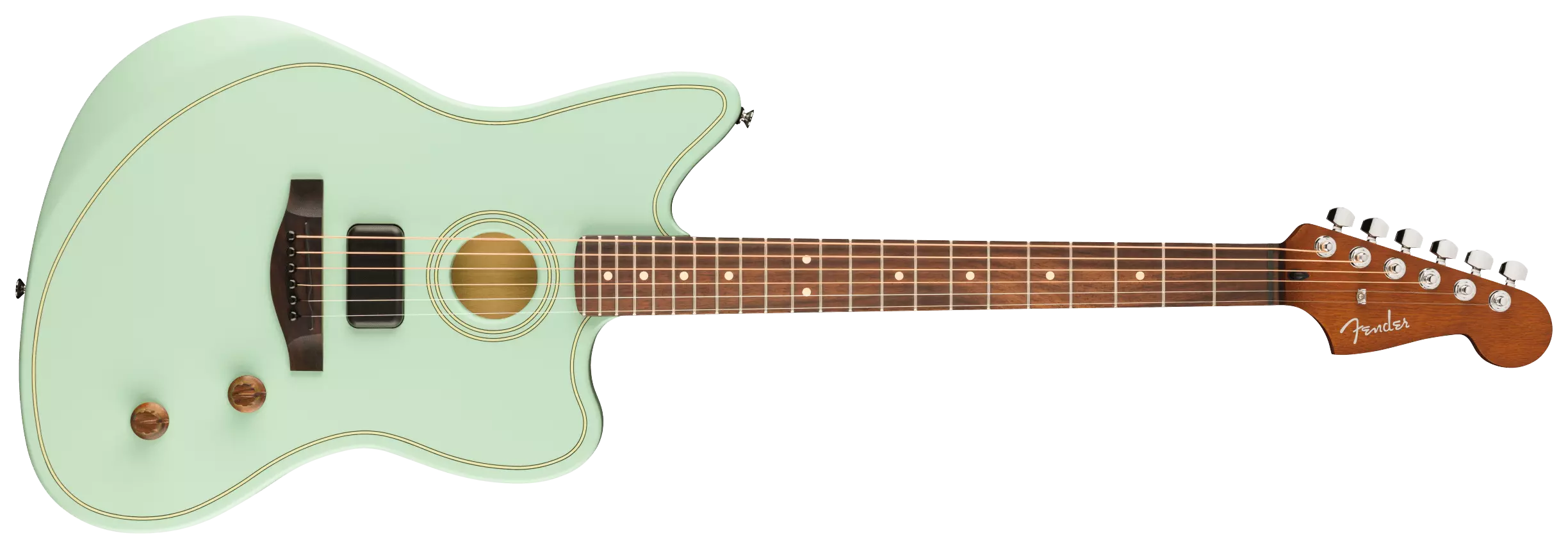 Fender LTD Acoustasonic Standard Jazzmaster Surf Green 1