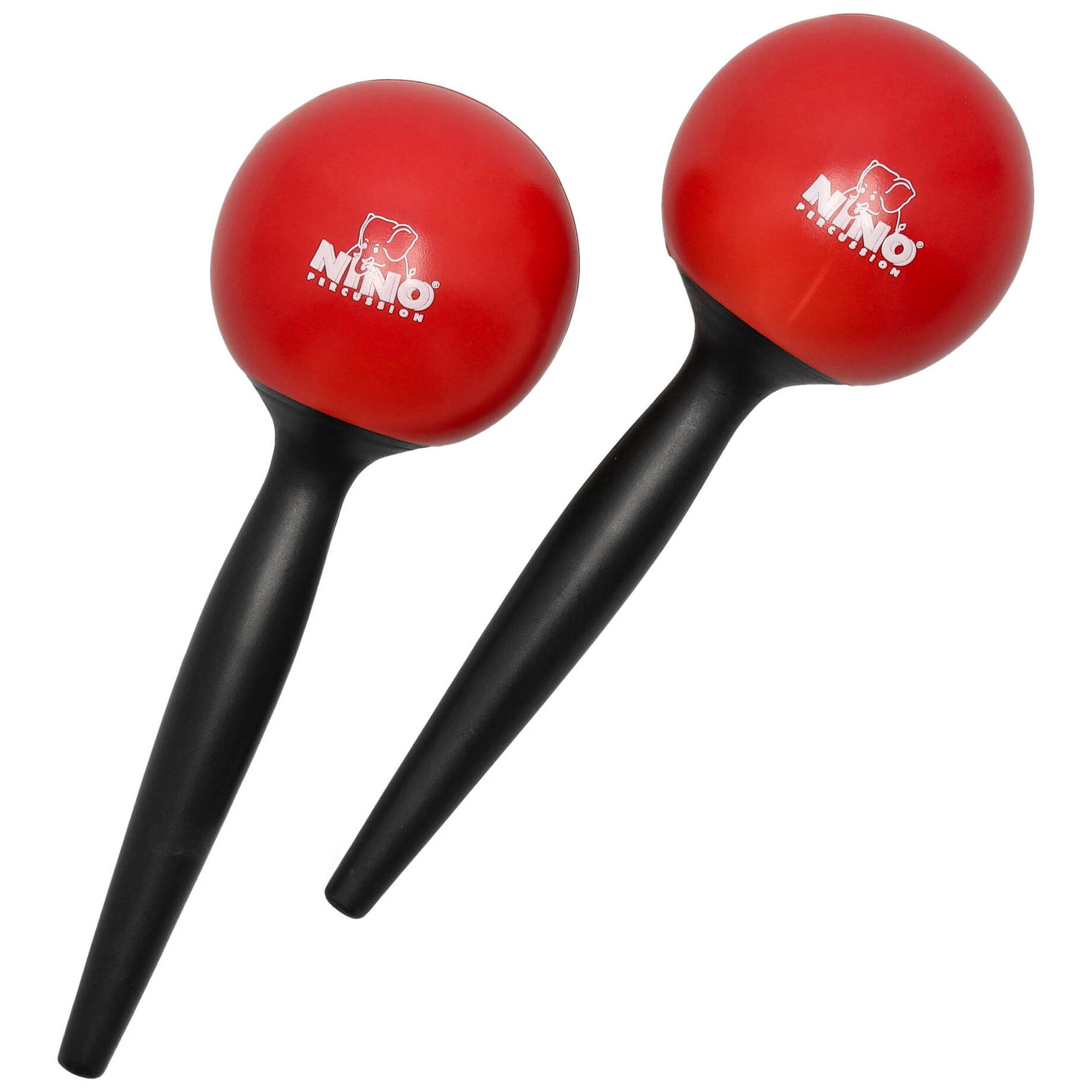 Nino Percussion NINO582R - Plastic Maracas Plastic, Red  1