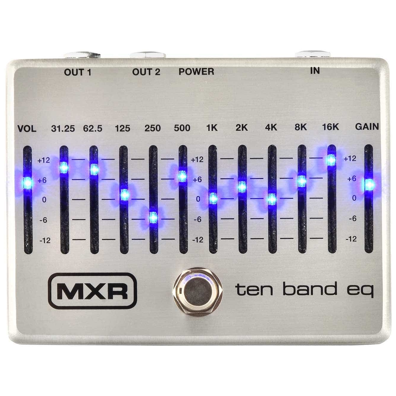 MXR - MXR M108 10-Band Graphic EQ Silver - 2