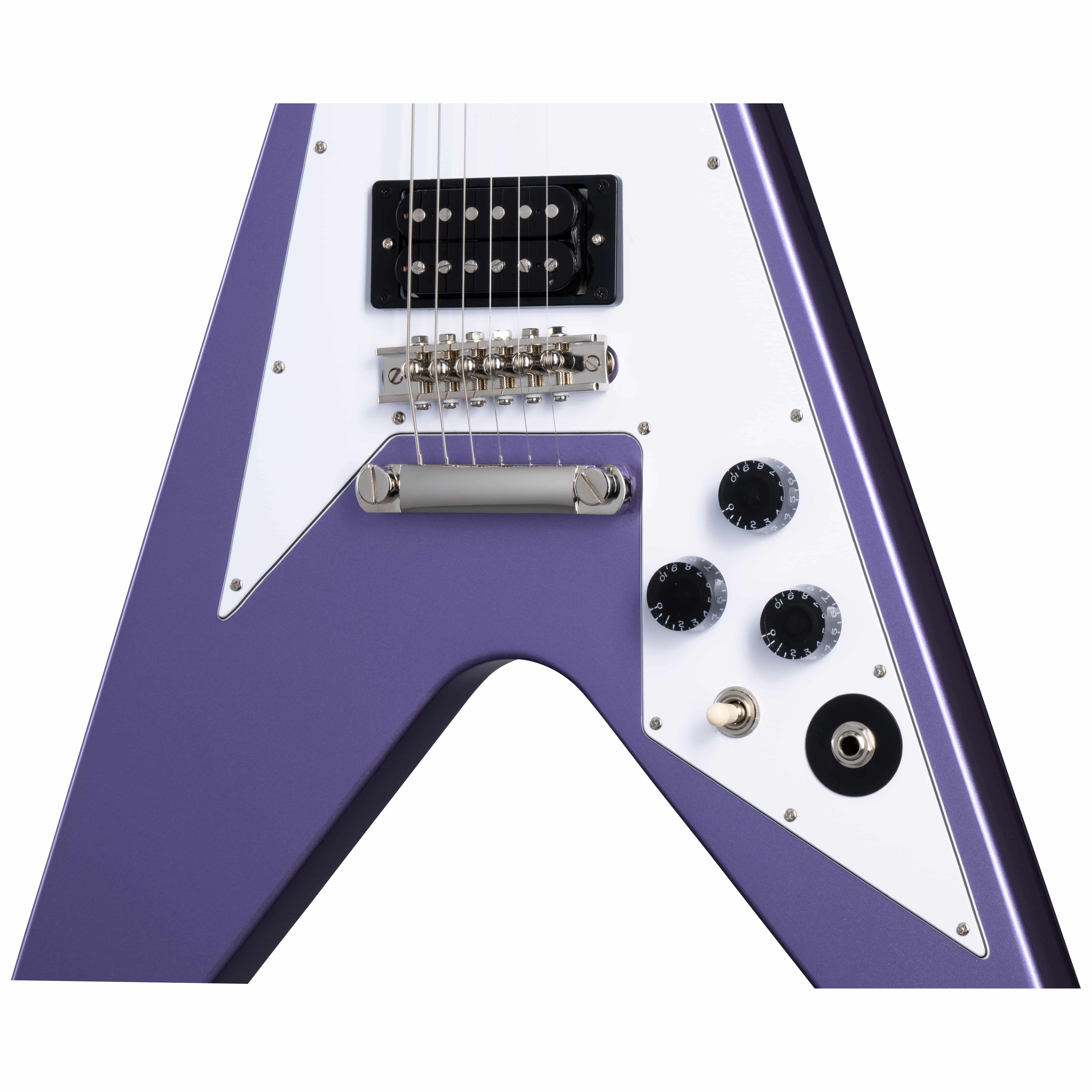 Epiphone Kirk Hammett 1979 Flying V Purple Metallic 5