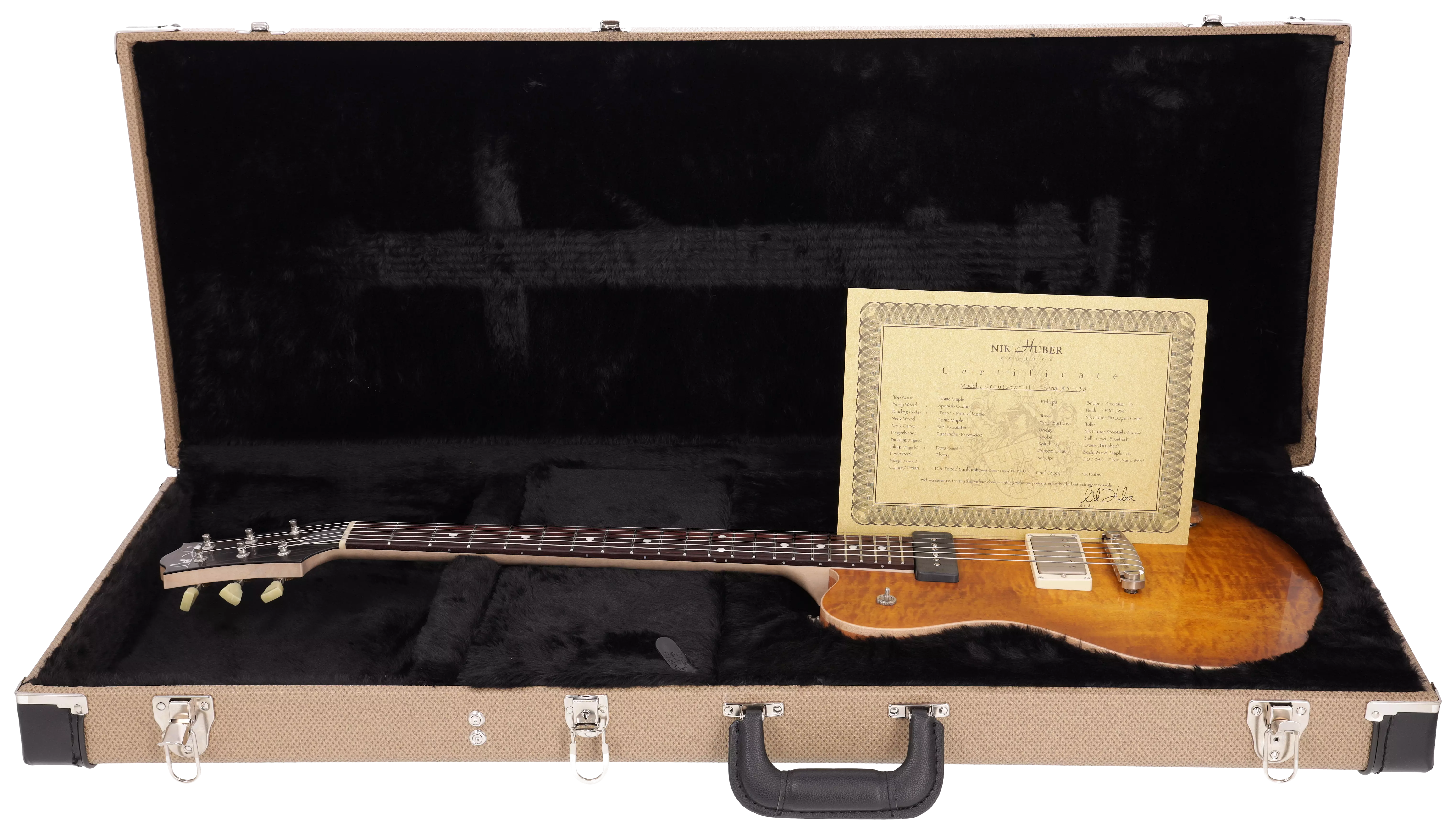 Nik Huber Krautster III Cedar Faded Sunburst # 17