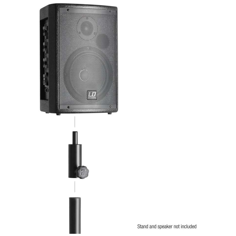 Adam Hall - Adam Hall SF 3616 M 16 Reduzierflansch 36mm auf 16mm - 2