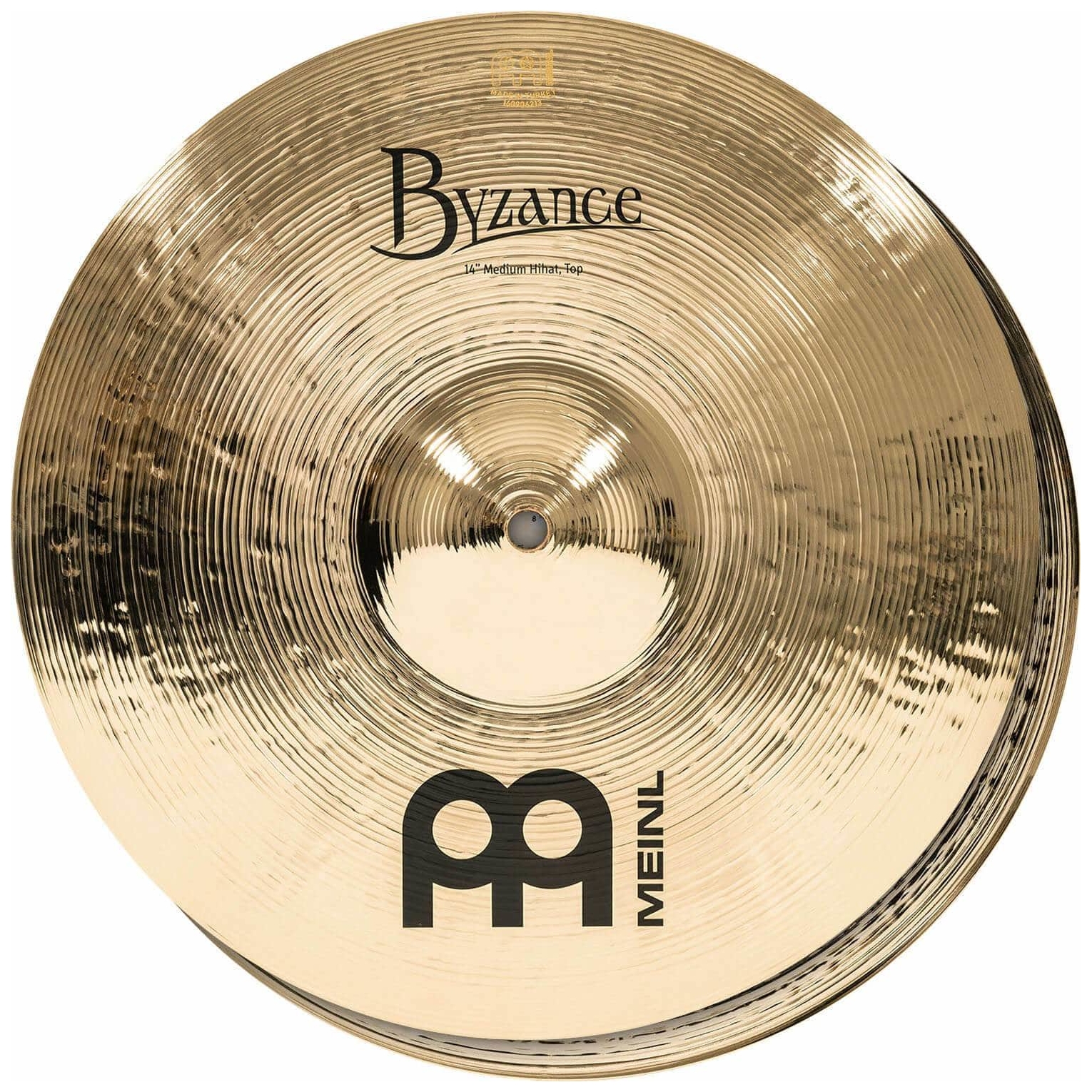 Meinl Cymbals B14MH-B - 14" Byzance Brilliant Medium Hihat 