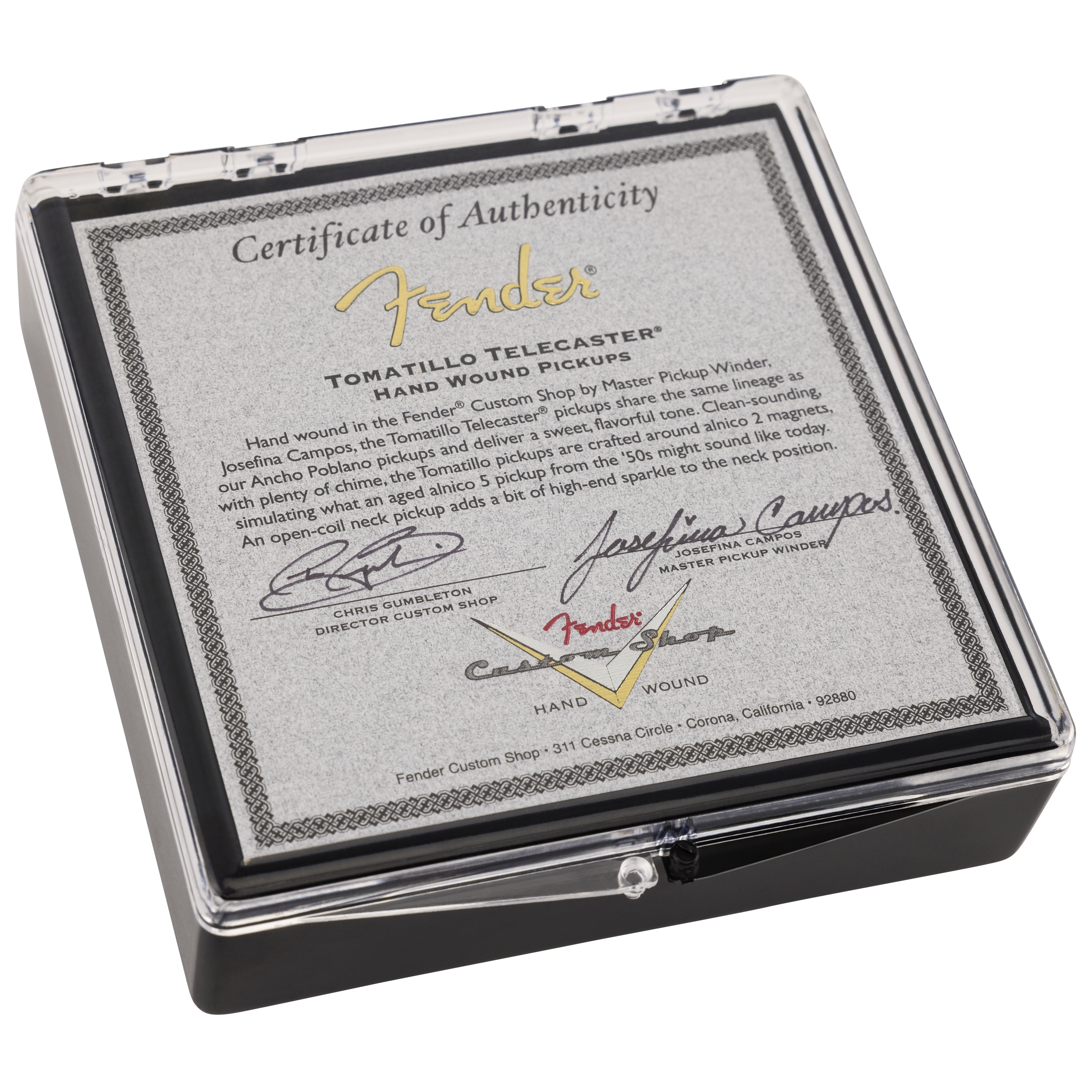 Fender Josefina Handwound Tomatillo Telecaster Pick Set 1