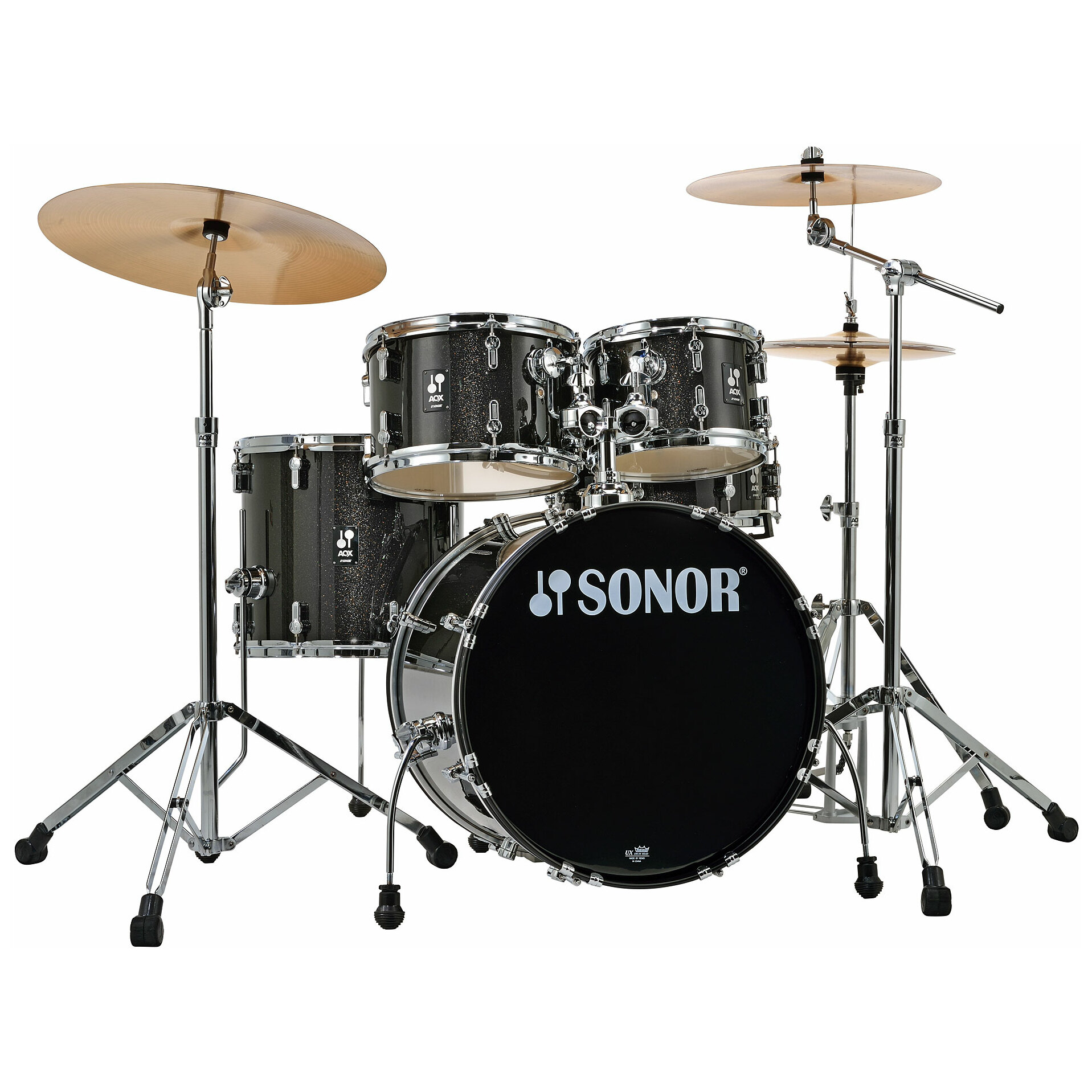 Sonor AQX Studio Set - Black Midnight Sparkle