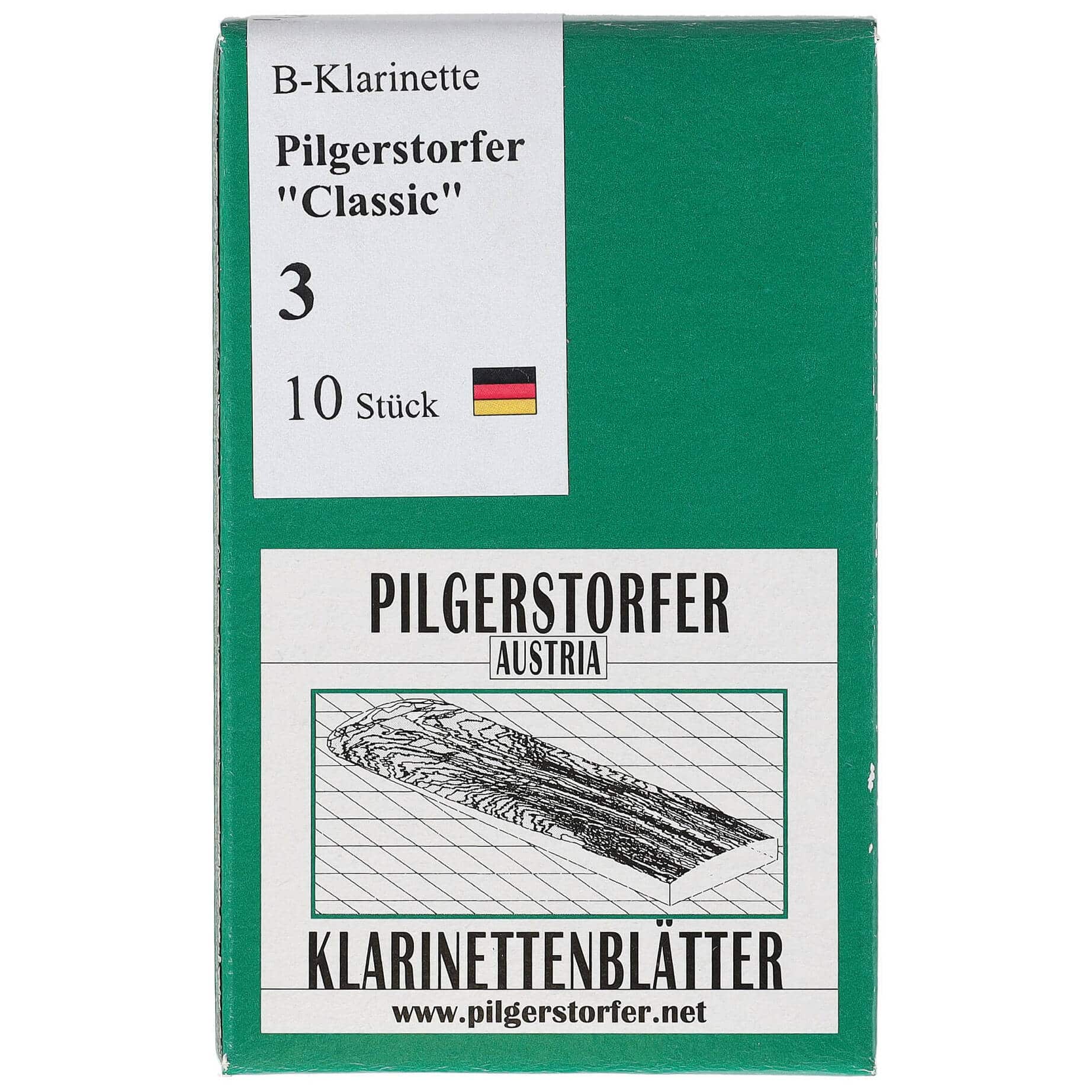 Pilgerstorfer Klarinetten Blätter Classic Stärke 3,0