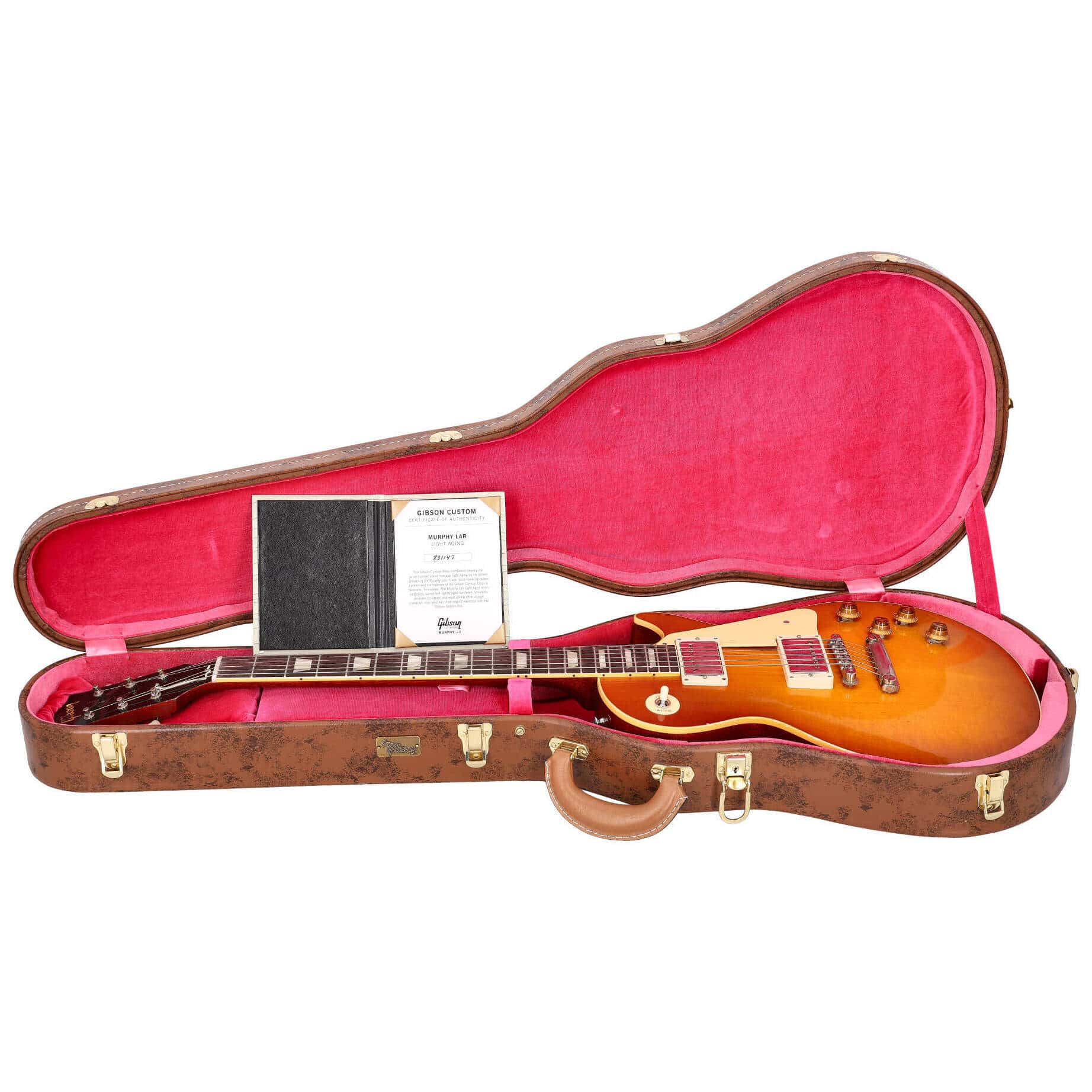 Gibson 1958 Les Paul Standard Iced Tea Burst Light Aged Murphy Lab session Select #tba 20
